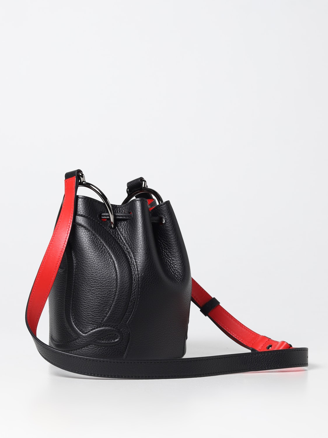 By My Side mini - Tote bag - Grained calf leather - Black - Christian  Louboutin