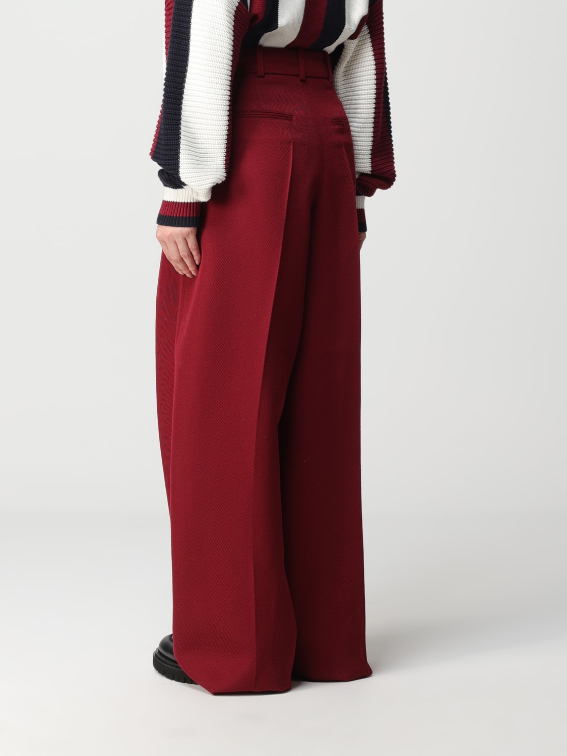 TOMMY HILFIGER COLLECTION: pants for woman - Red | Tommy Hilfiger ...