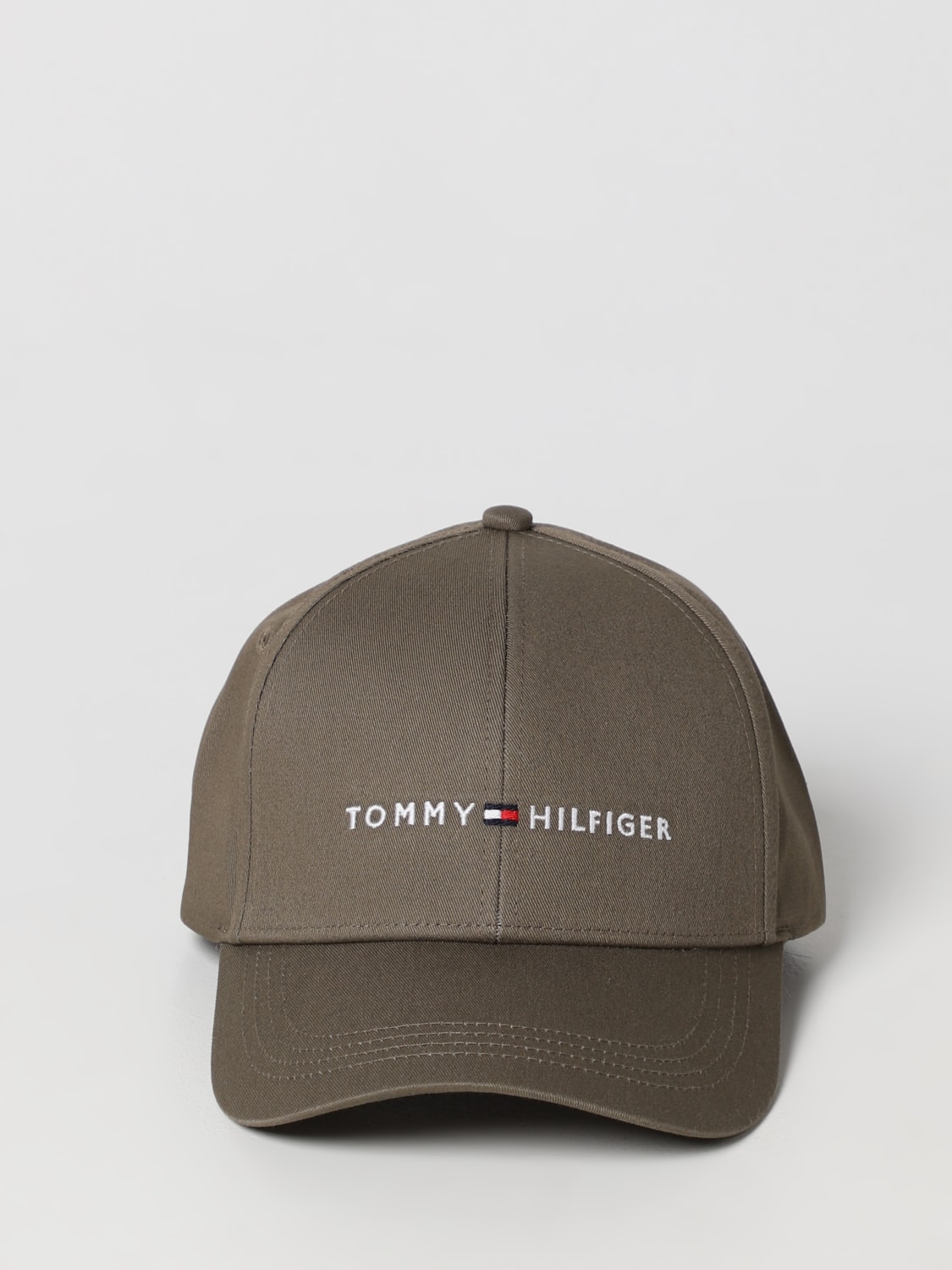 TOMMY HILFIGER: hat - Military | Tommy Hilfiger hat AM0AM11244 online at GIGLIO.COM