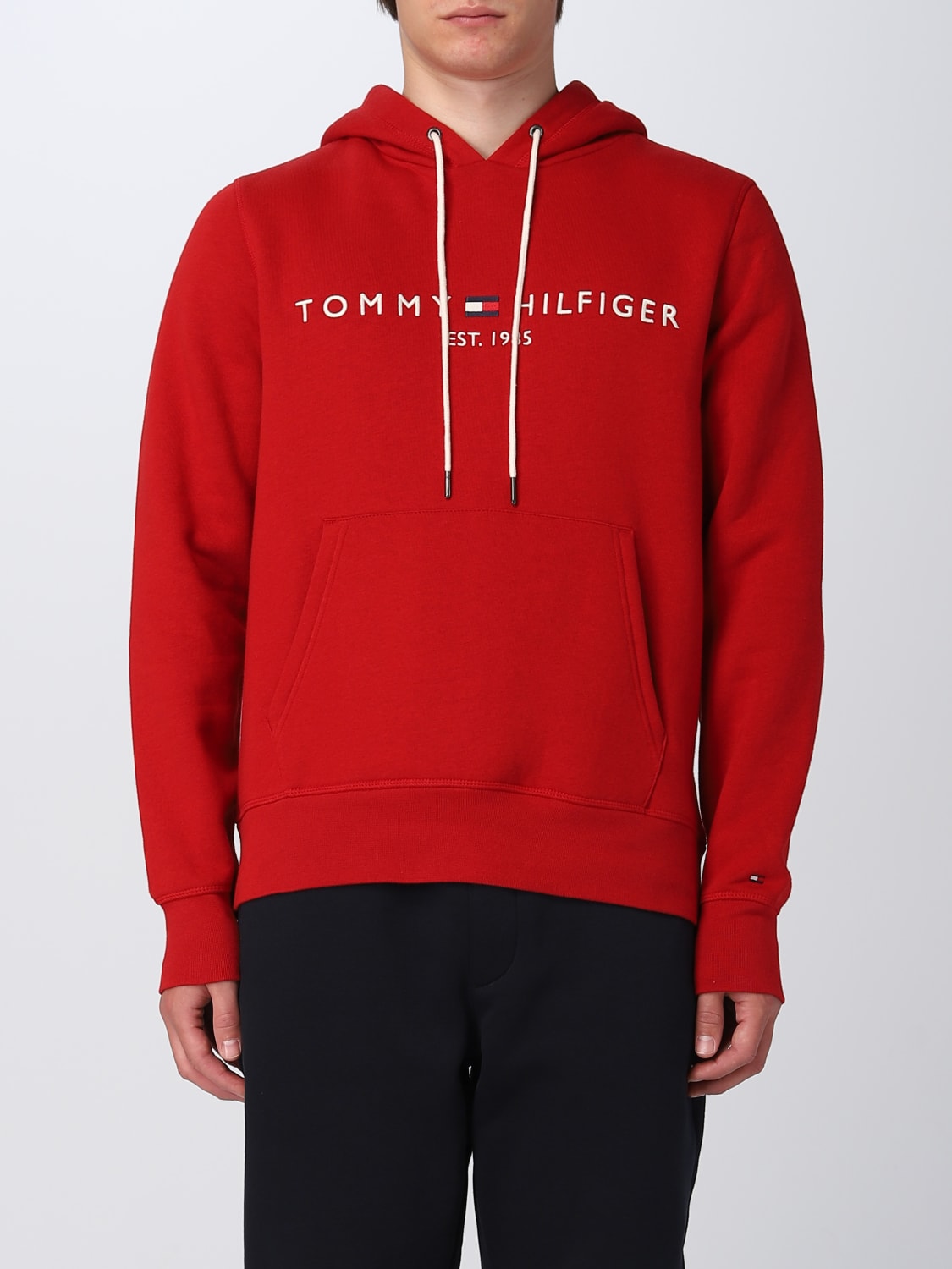 markedsføring Velsigne Elegance TOMMY HILFIGER: sweatshirt for man - Red | Tommy Hilfiger sweatshirt  MW0MW11599 online on GIGLIO.COM