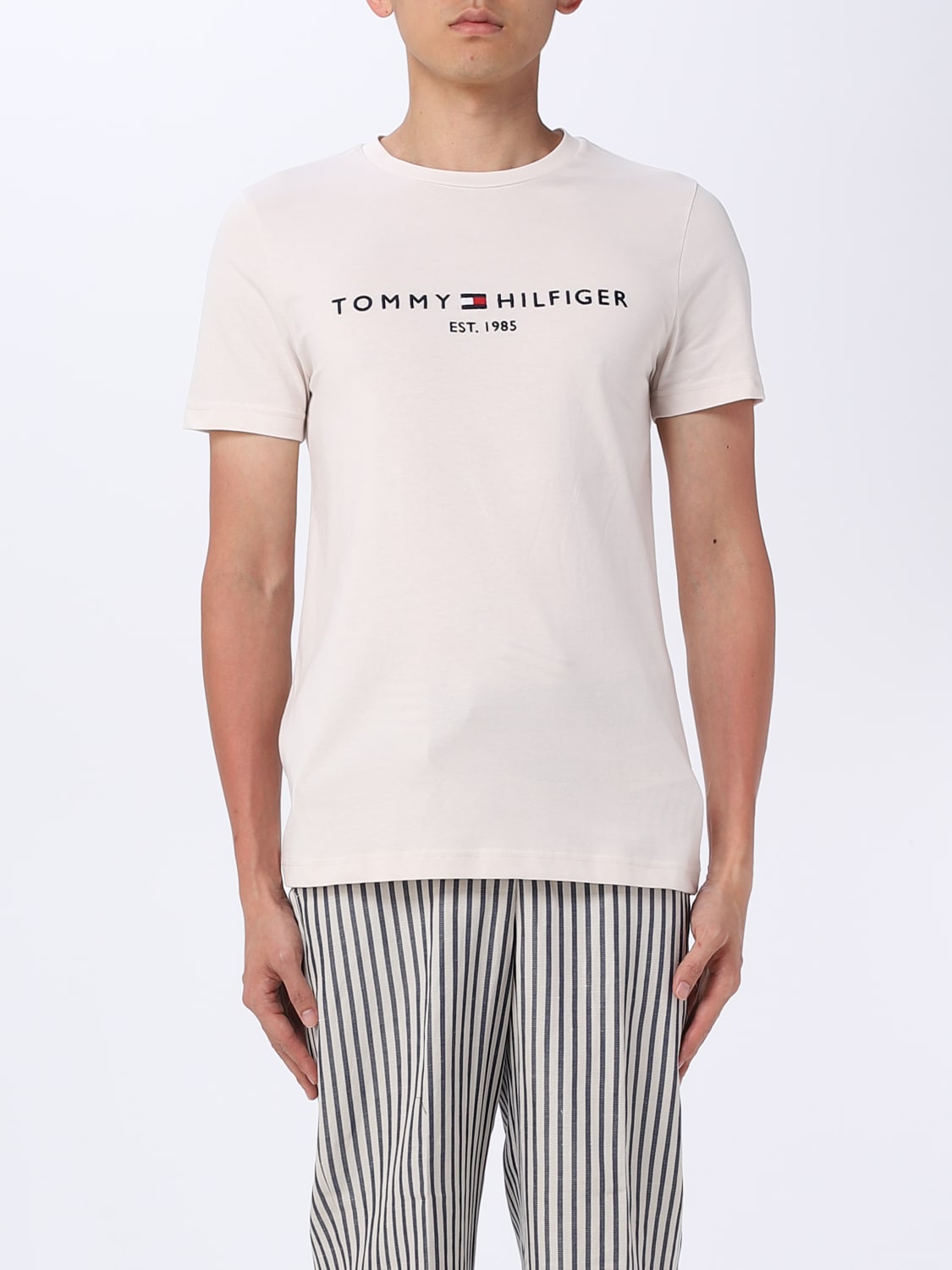 HILFIGER: t-shirt for man - White | Tommy Hilfiger t-shirt MW0MW11797 online GIGLIO.COM