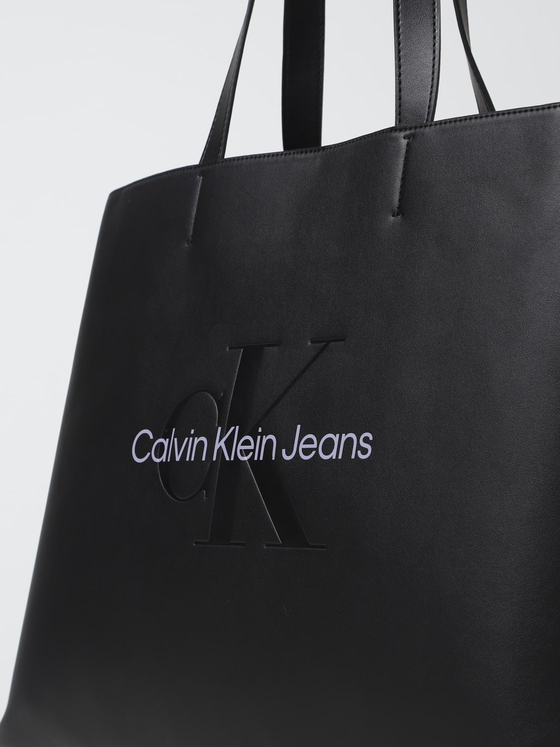 Calvin Klein Logo Tote Bags