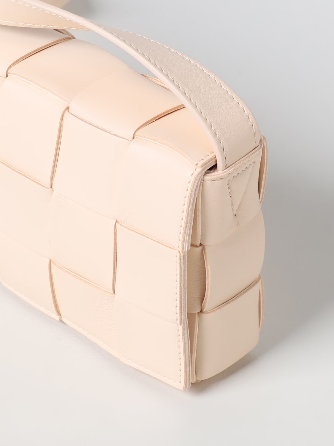 Bottega Veneta Cassette Mini Intrecciato Leather Shoulder Bag