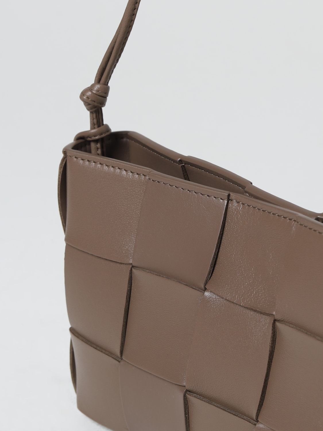 Bottega Veneta Leather Intreccio Cassette Cross-Body Bag