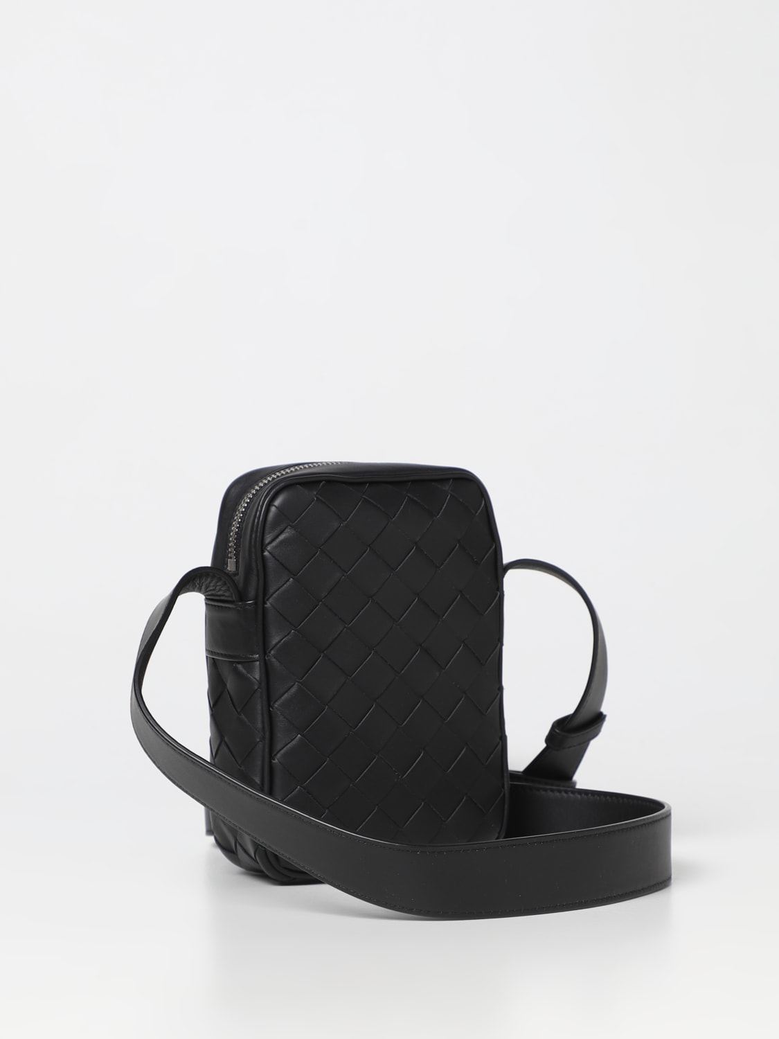 BOTTEGA VENETA: shoulder bag for man - Black  Bottega Veneta shoulder bag  743214VCPQ3 online at