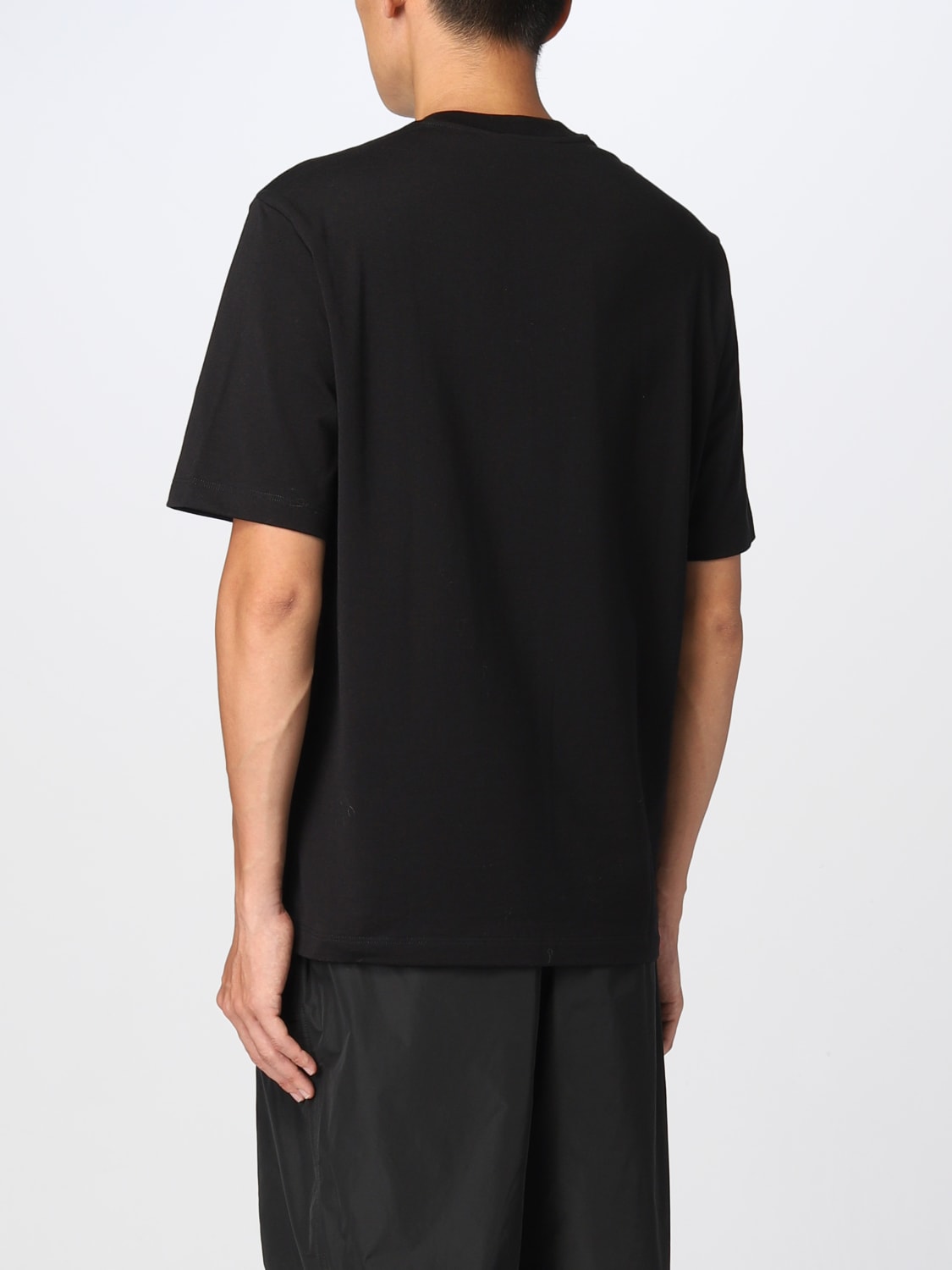 FERRAGAMO: cotton t-shirt - Black | Ferragamo t-shirt 122165 765686 ...