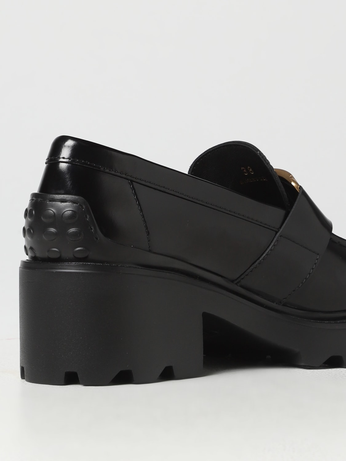 TOD'S: loafers for woman - Black | Tod's loafers XXW08D0EU50SHA online ...