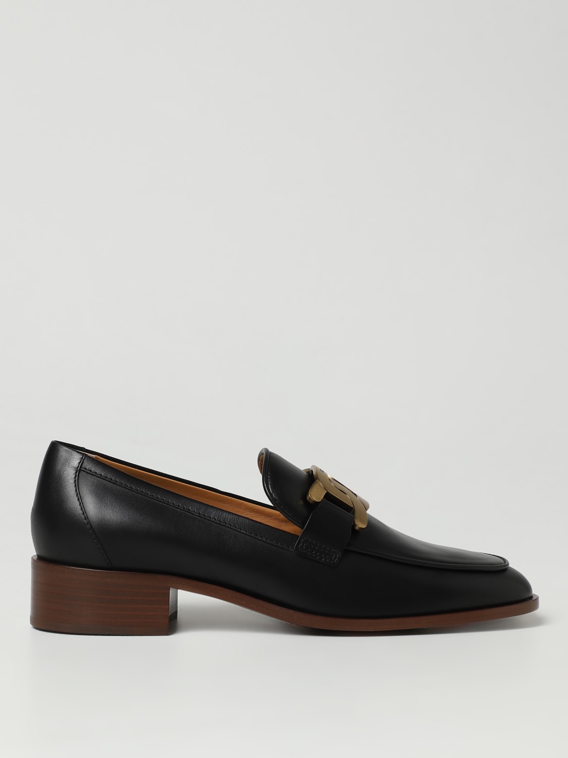 TOD'S: loafers for woman - Black | Tod's loafers XXW28K0FR00GOC online ...