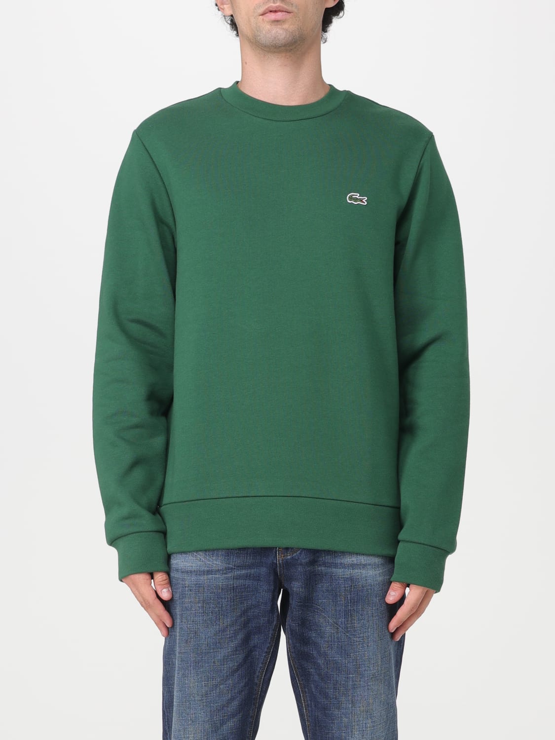 sweatshirt - Green | Lacoste sweatshirt SH9608 online at GIGLIO.COM
