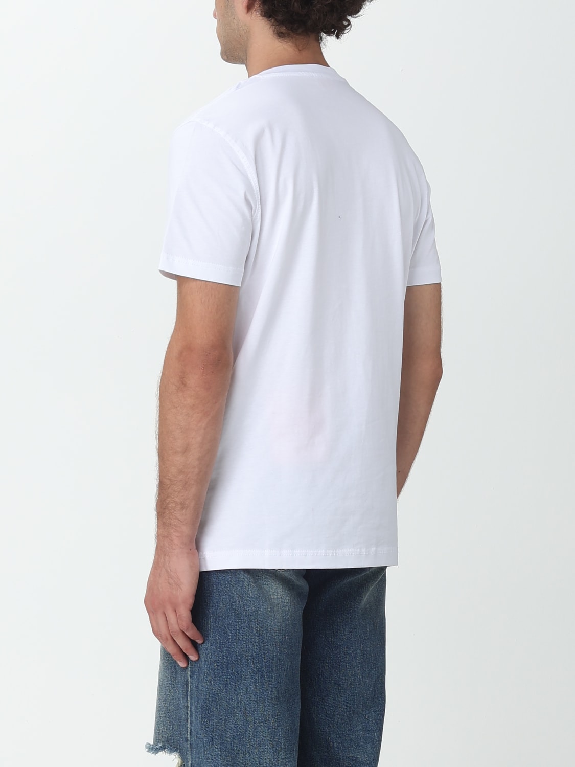 DIESEL: t-shirt for man - White | Diesel t-shirt A035930CATM online at ...