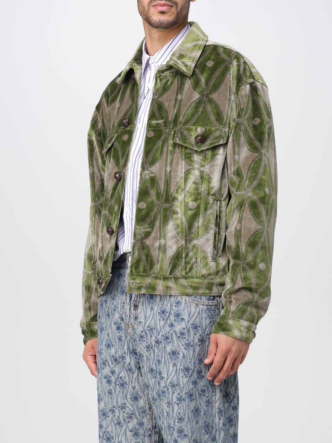 Louis Vuitton Camo Windbreaker Jacket Green