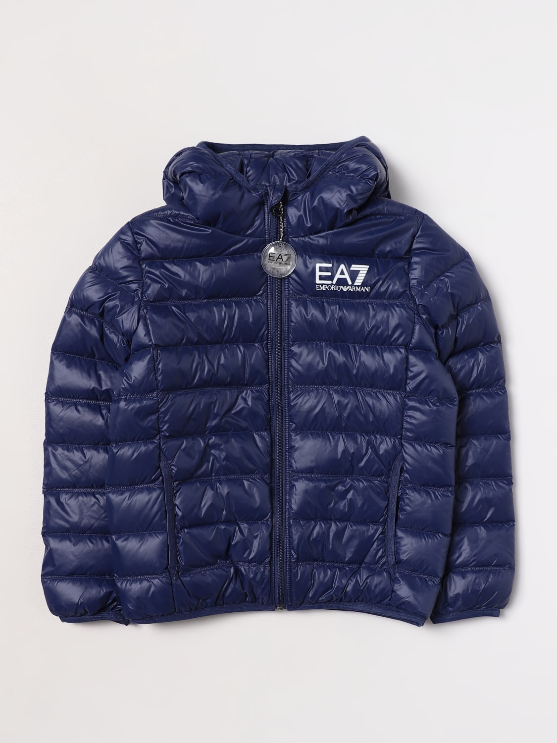 EA7: jacket for boys - Blue Ea7 jacket 8NBB05BN29Z online at
