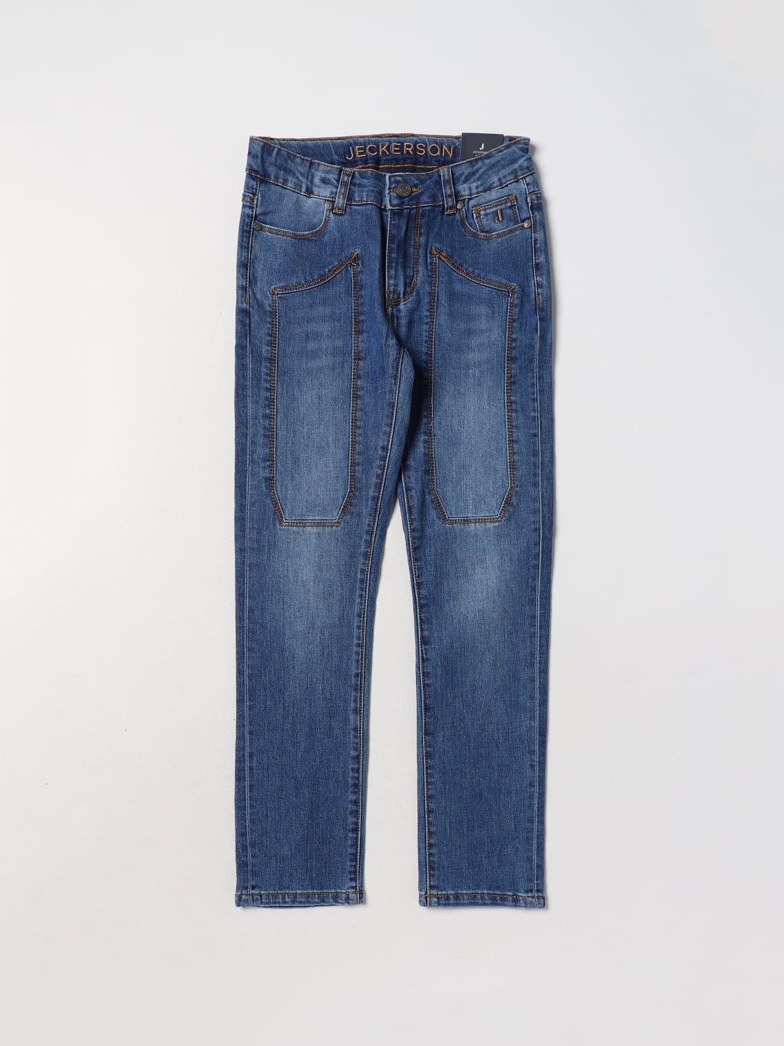 JECKERSON: jeans for boys - Denim | Jeckerson jeans J3502 online at ...