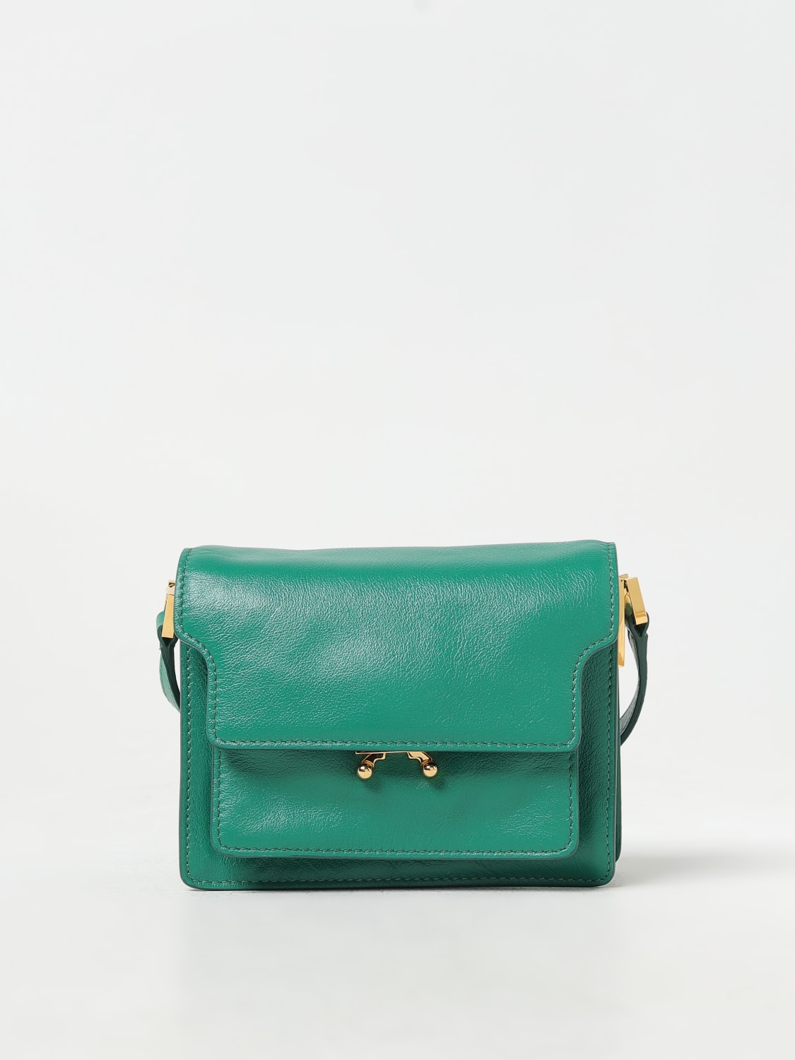 Marni Green Soft Mini Trunk Bag