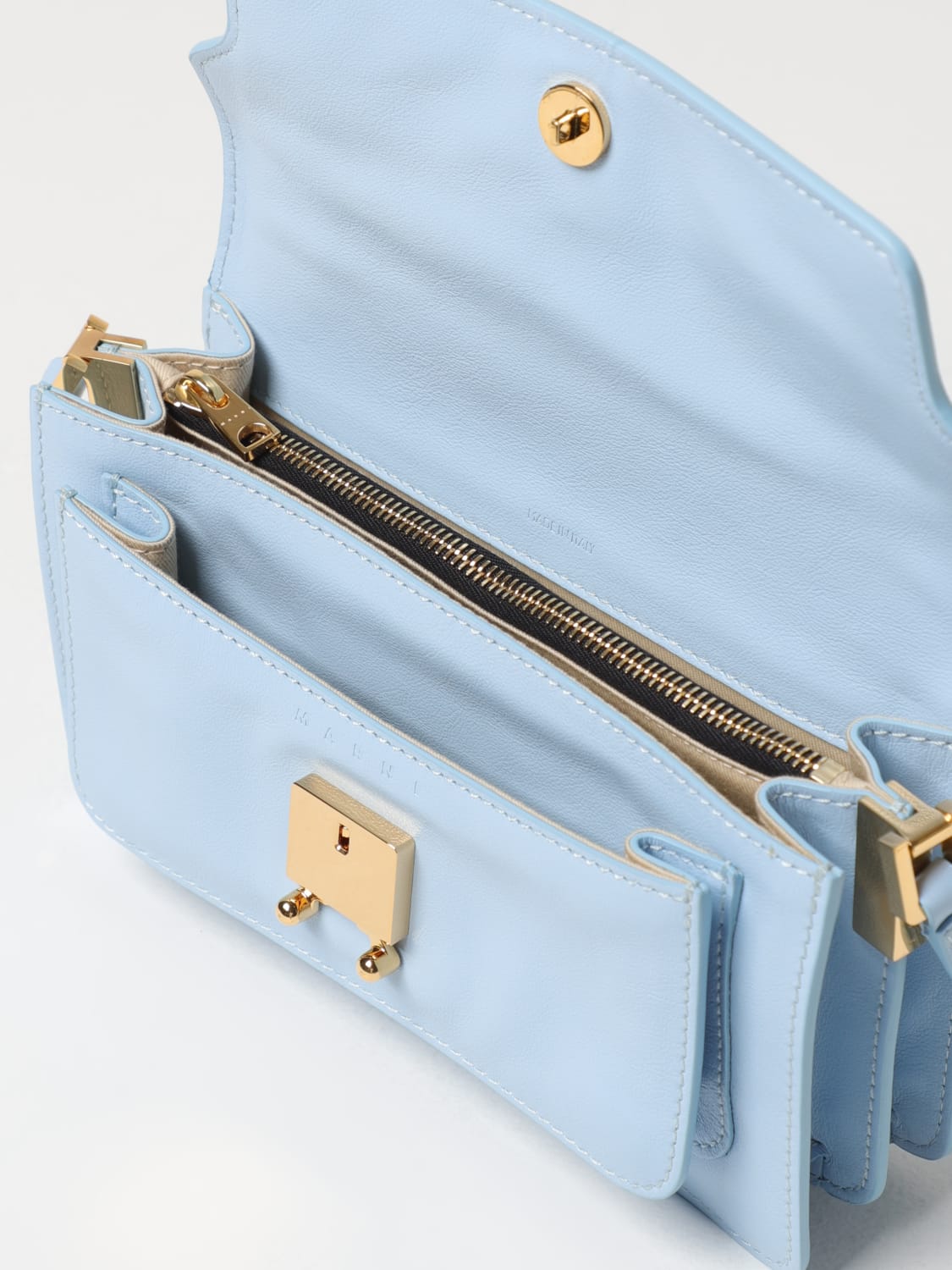 Marni Blue Mini Trunk Bag