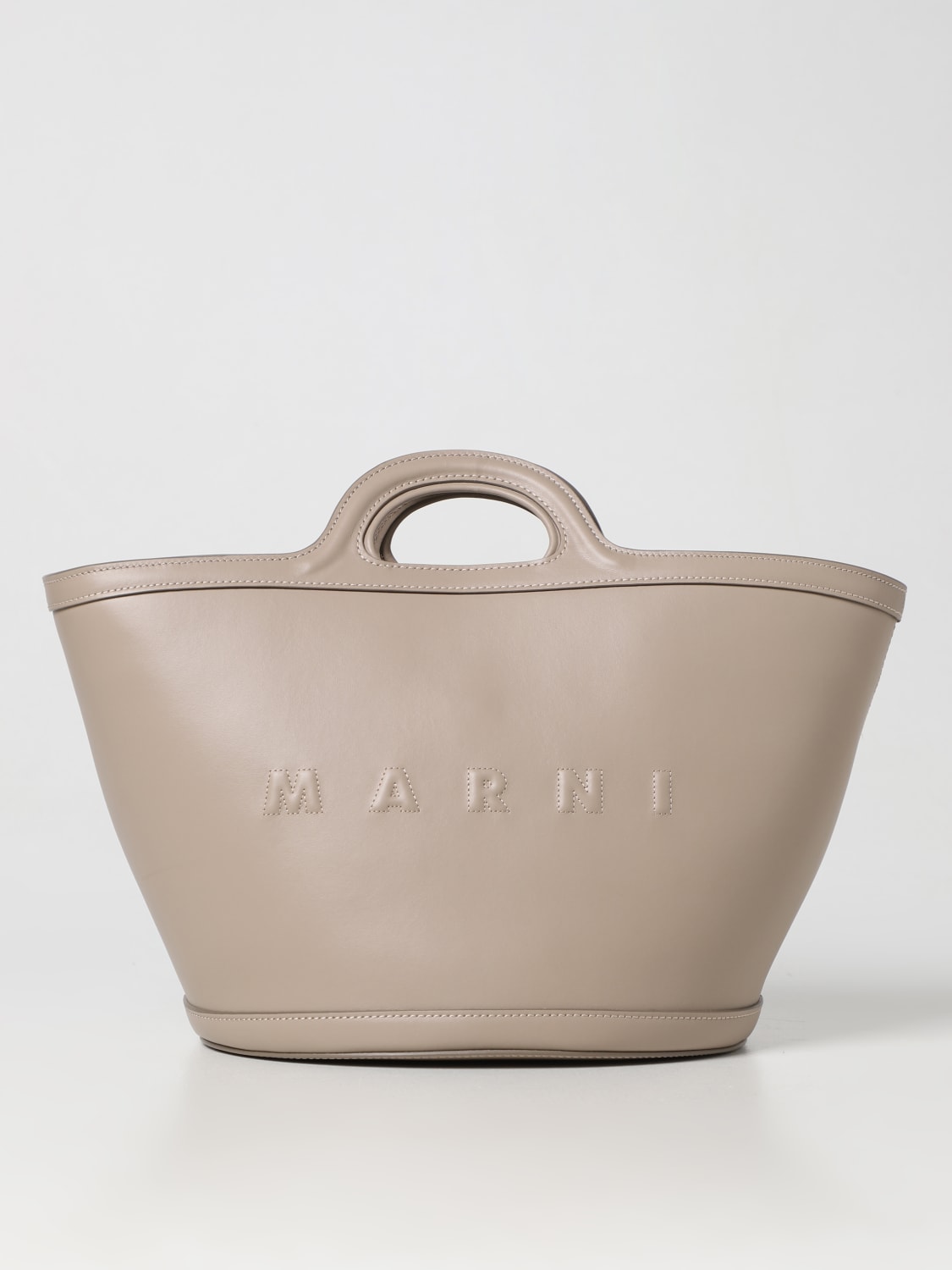 MARNI: Tropicalia leather bag - Dark  Marni handbag BMMP0097U0LV589 online  at