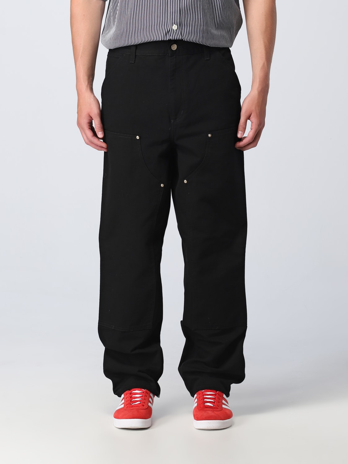 CARHARTT WIP: pants for man - Black | Carhartt Wip pants I031501 online ...