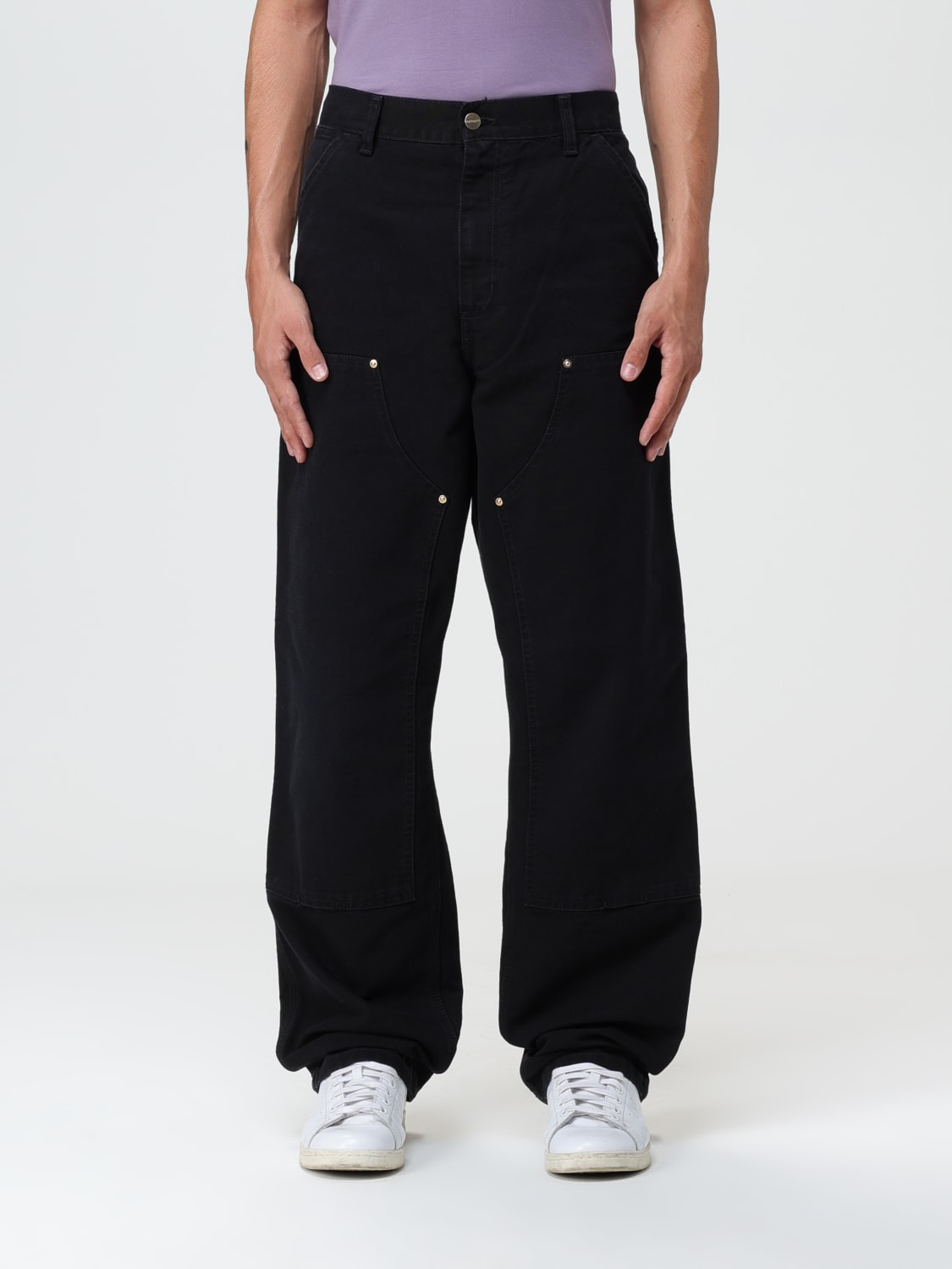 CARHARTT WIP: pants for man - Black 1 | Carhartt Wip pants I031501 ...