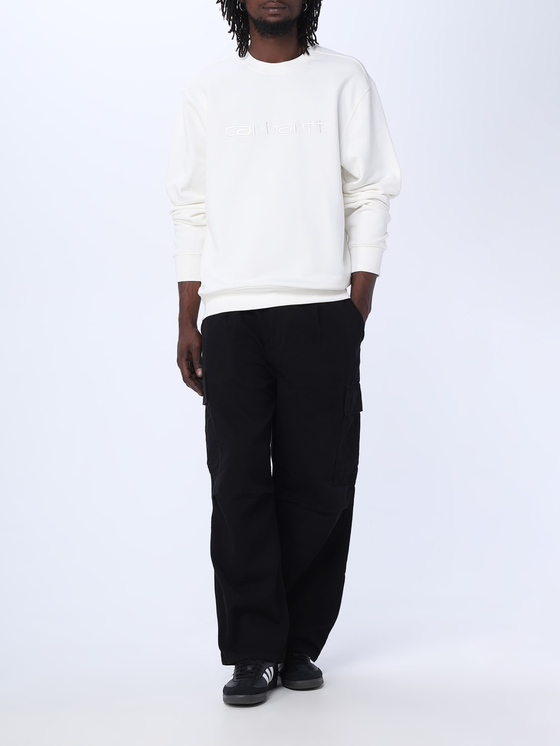 CARHARTT WIP: pants for man - Black | Carhartt Wip pants I031218 online ...