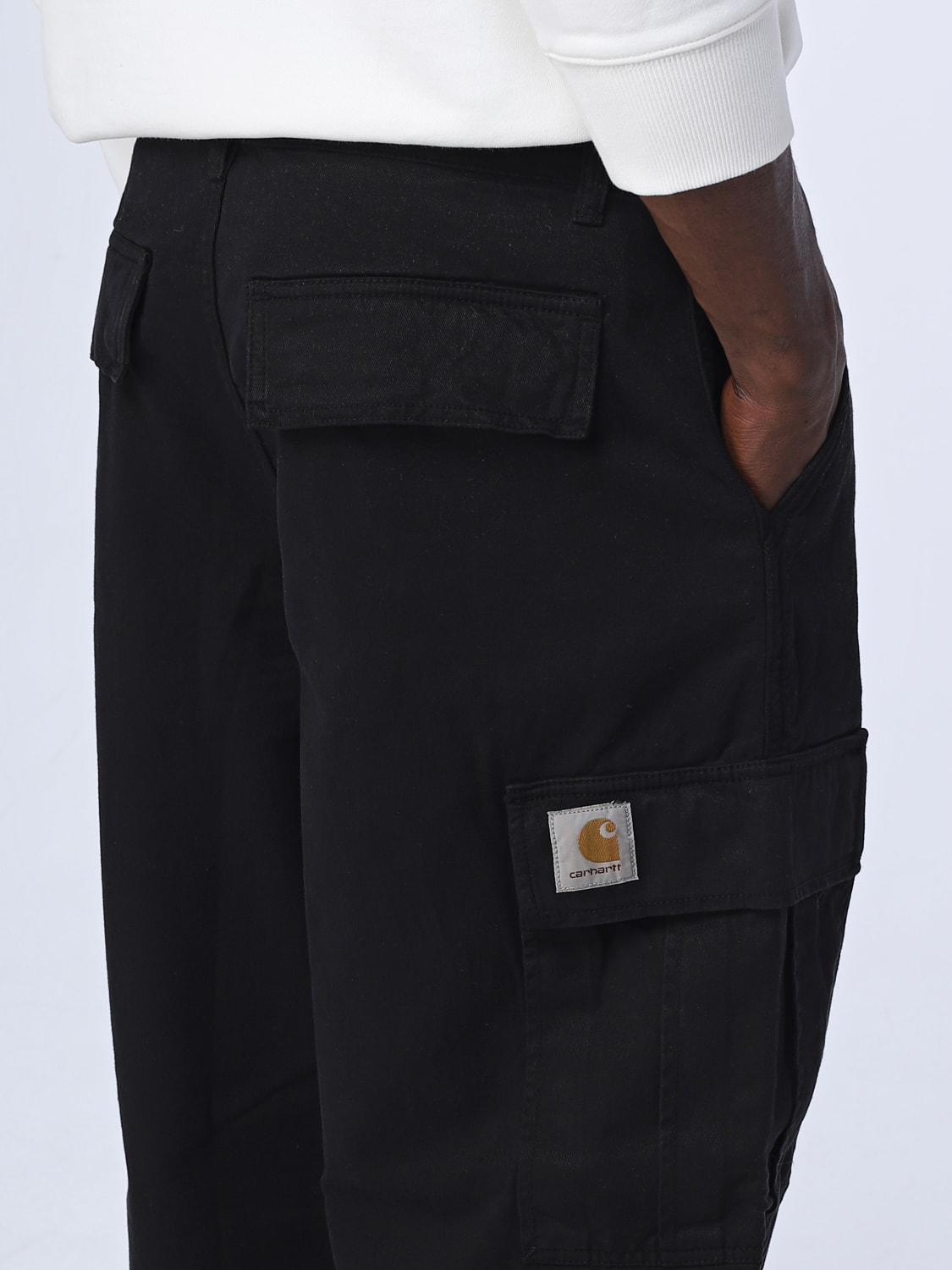 CARHARTT WIP: pants for man - Black | Carhartt Wip pants I031218 online ...