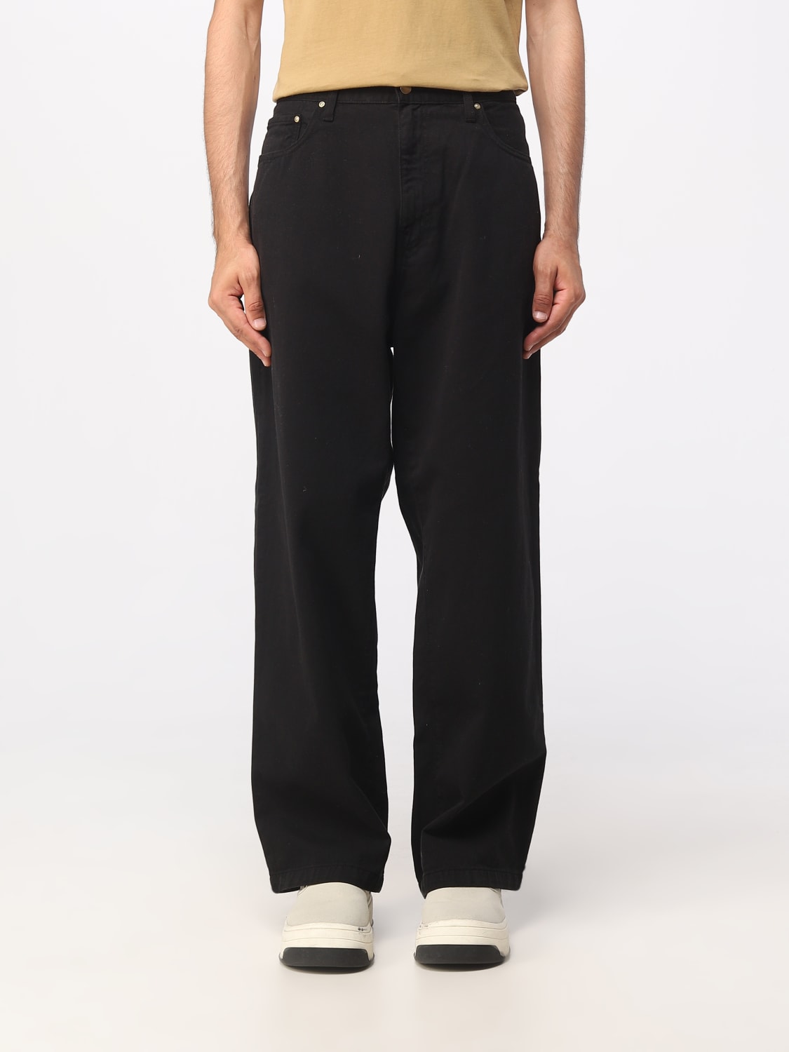 Carhartt Wip: Pants For Man - Black | Carhartt Wip Pants I032110 Online 