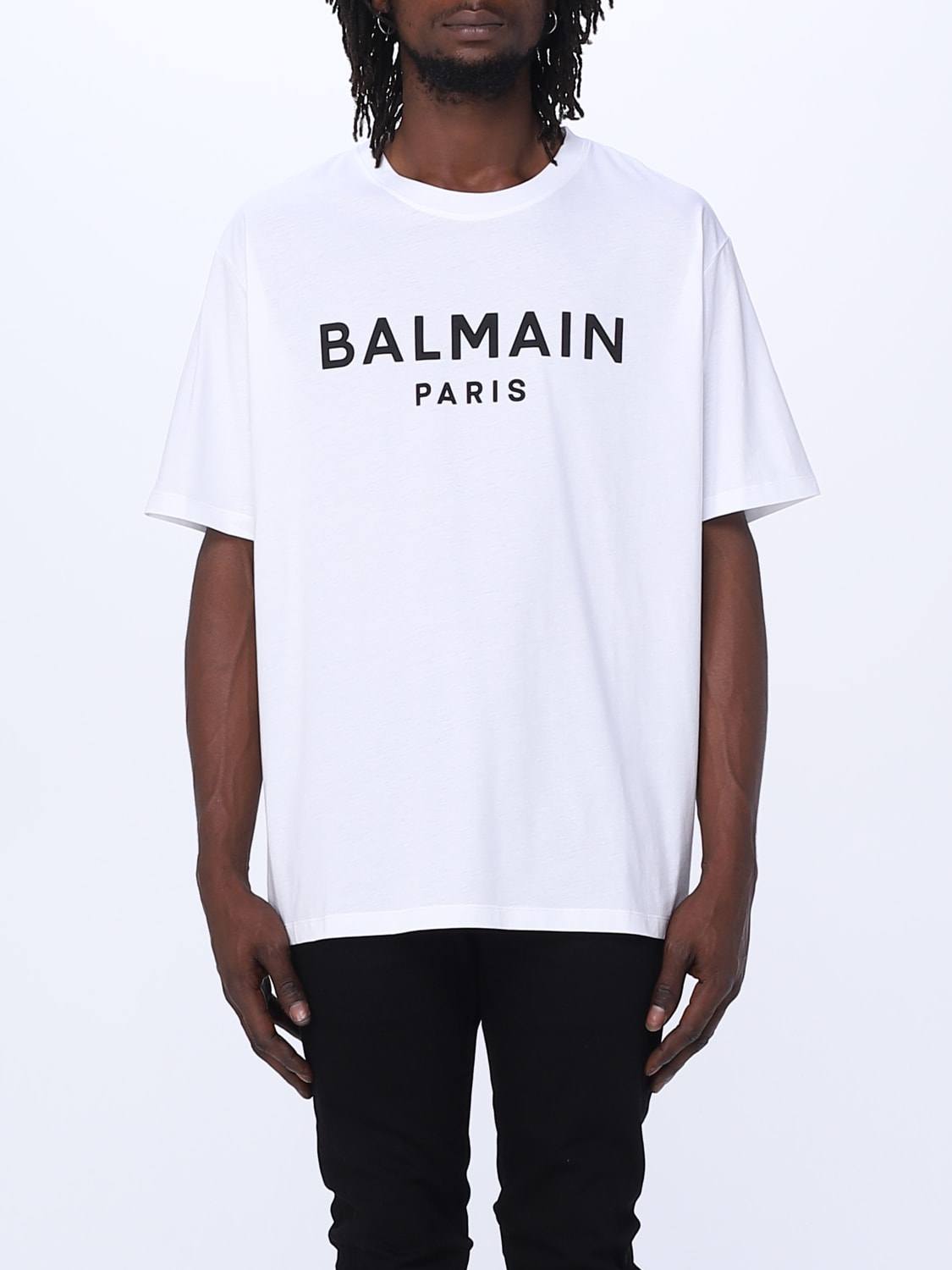 BALMAIN：Tシャツ メンズ - ホワイト | GIGLIO.COMオンラインのBalmain ...