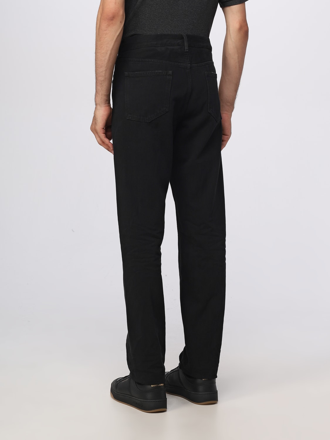 SAINT LAURENT: jeans for man - Black | Saint Laurent jeans 757190Y16PD ...