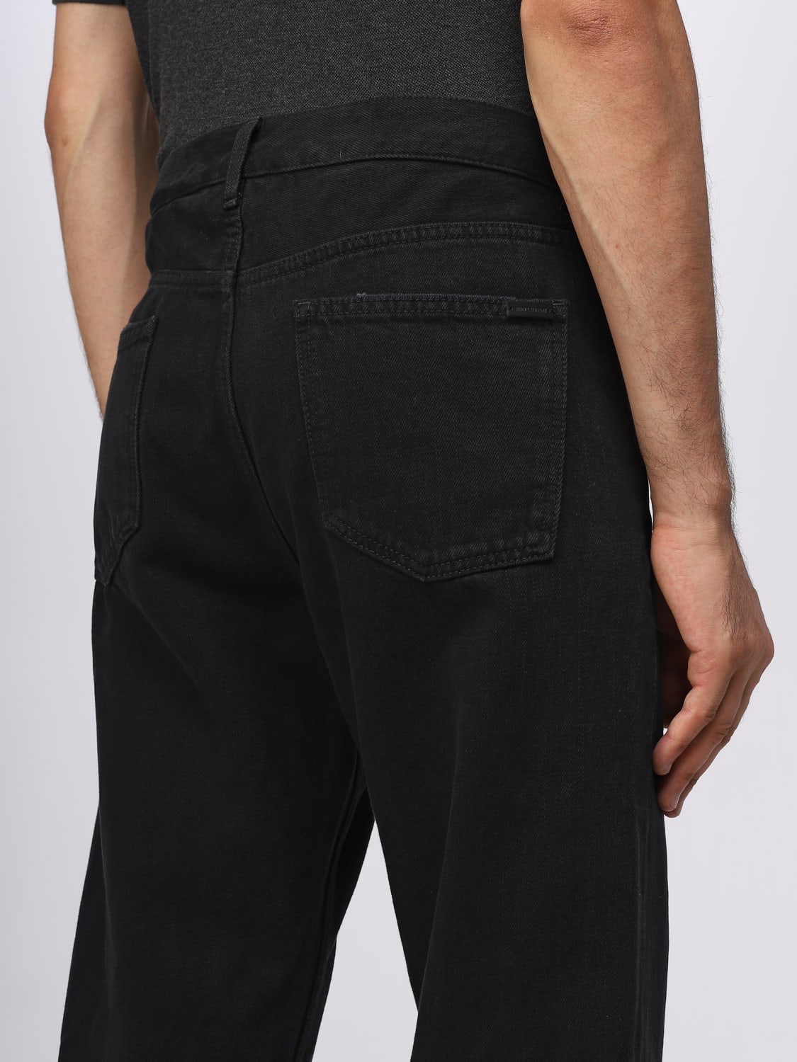 SAINT LAURENT: jeans for man - Black | Saint Laurent jeans 757190Y16PD ...