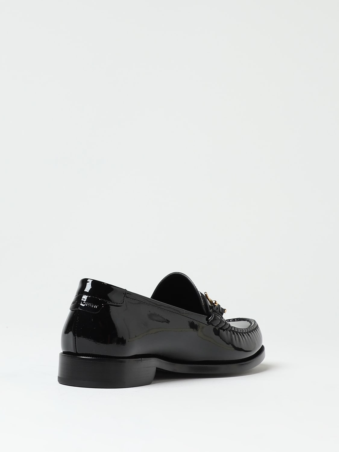 SAINT LAURENT: loafers for man - Black | Saint Laurent loafers ...