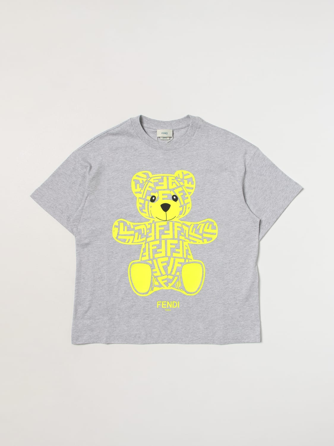 FENDI KIDS：Tシャツ 男の子 - グレー | GIGLIO.COMオンラインのFendi ...