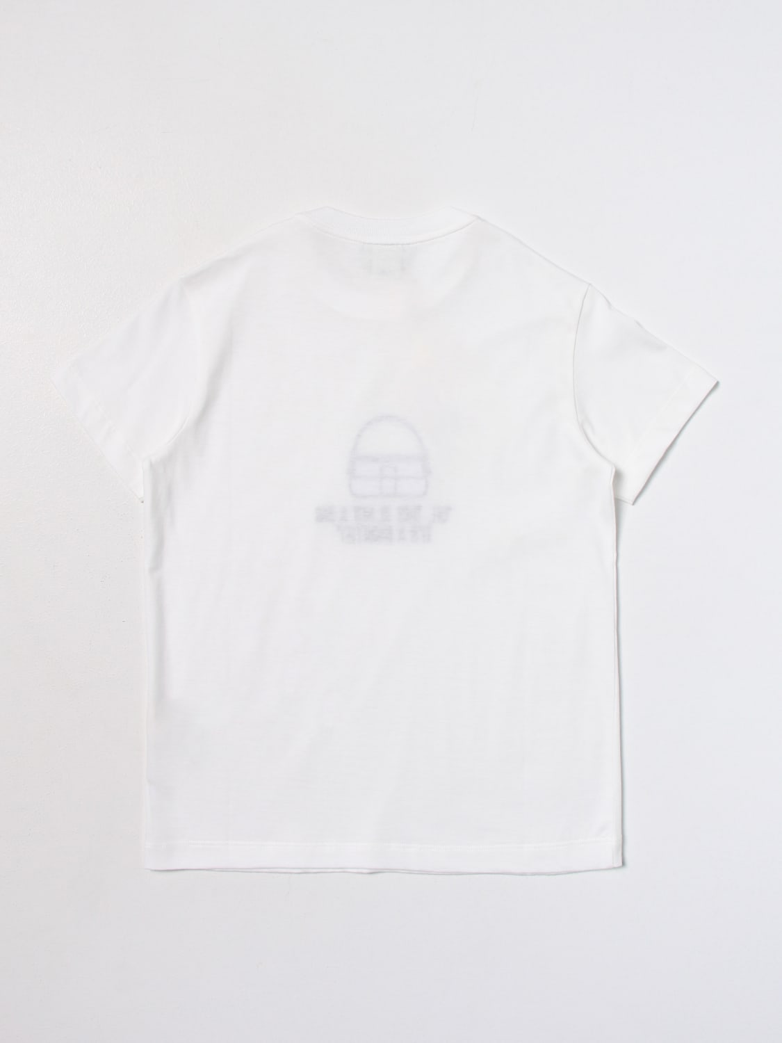 FENDI KIDS: t-shirt in cotton - Yellow Cream | Fendi Kids t-shirt