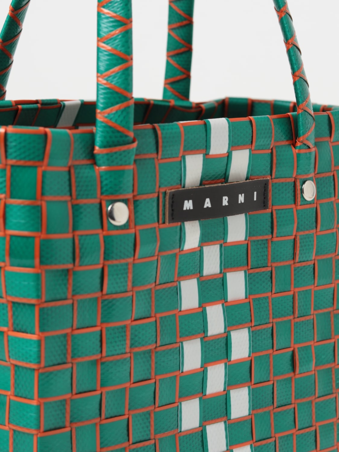 Multicolour MARNI MARKET MINI BASKET bag