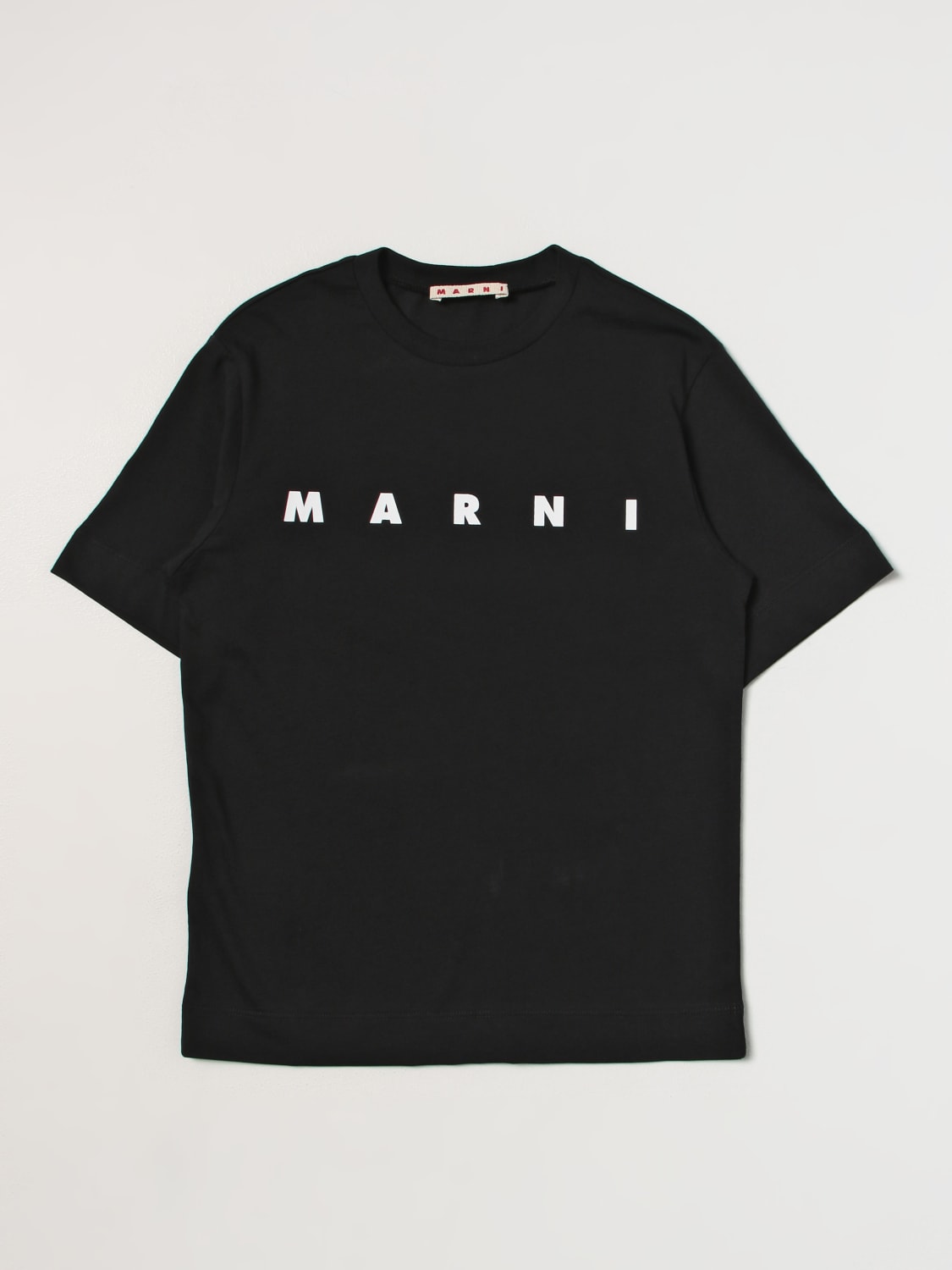 MARNI：Tシャツ 女の子 - ブラック | GIGLIO.COMオンラインのMarni T