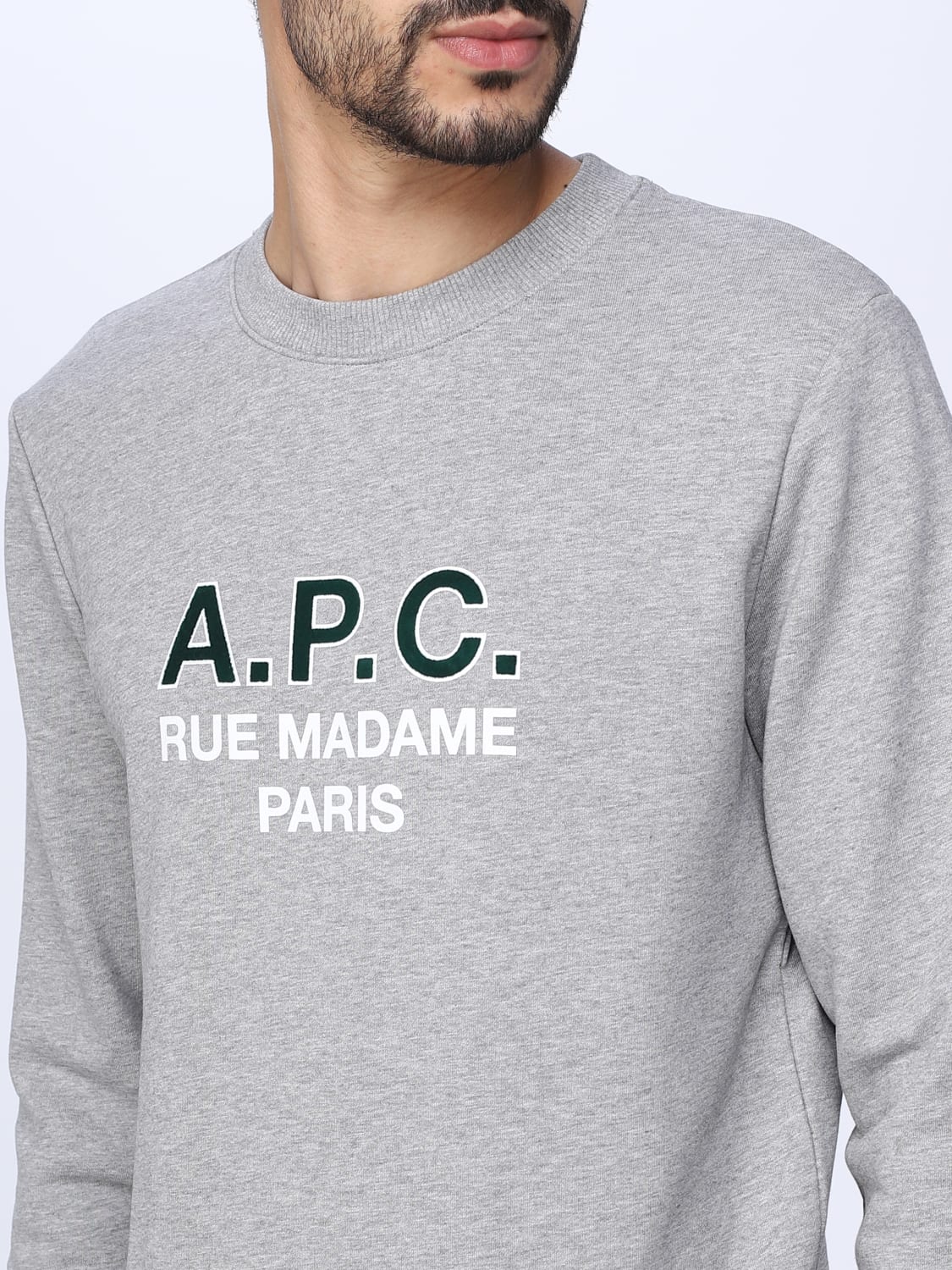 A.P.C.：スウェットシャツ メンズ - グレー | GIGLIO.COMオンラインの