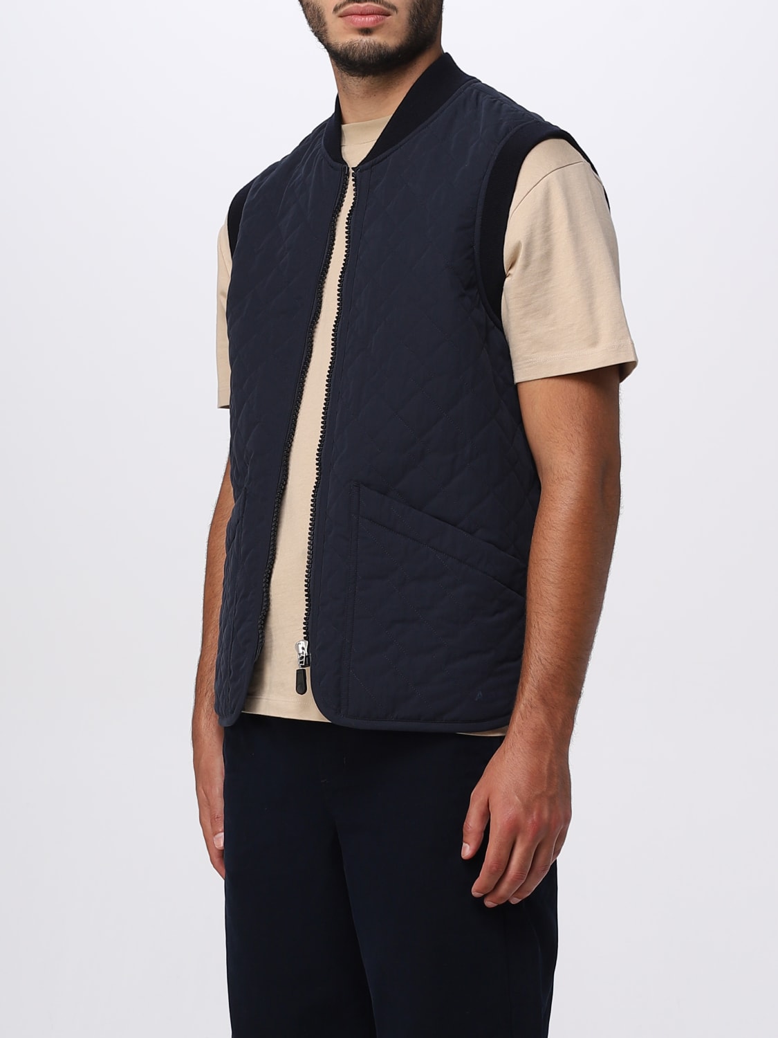 A.P.C.: suit vest for man - Blue | A.p.c. suit vest COETZH02846