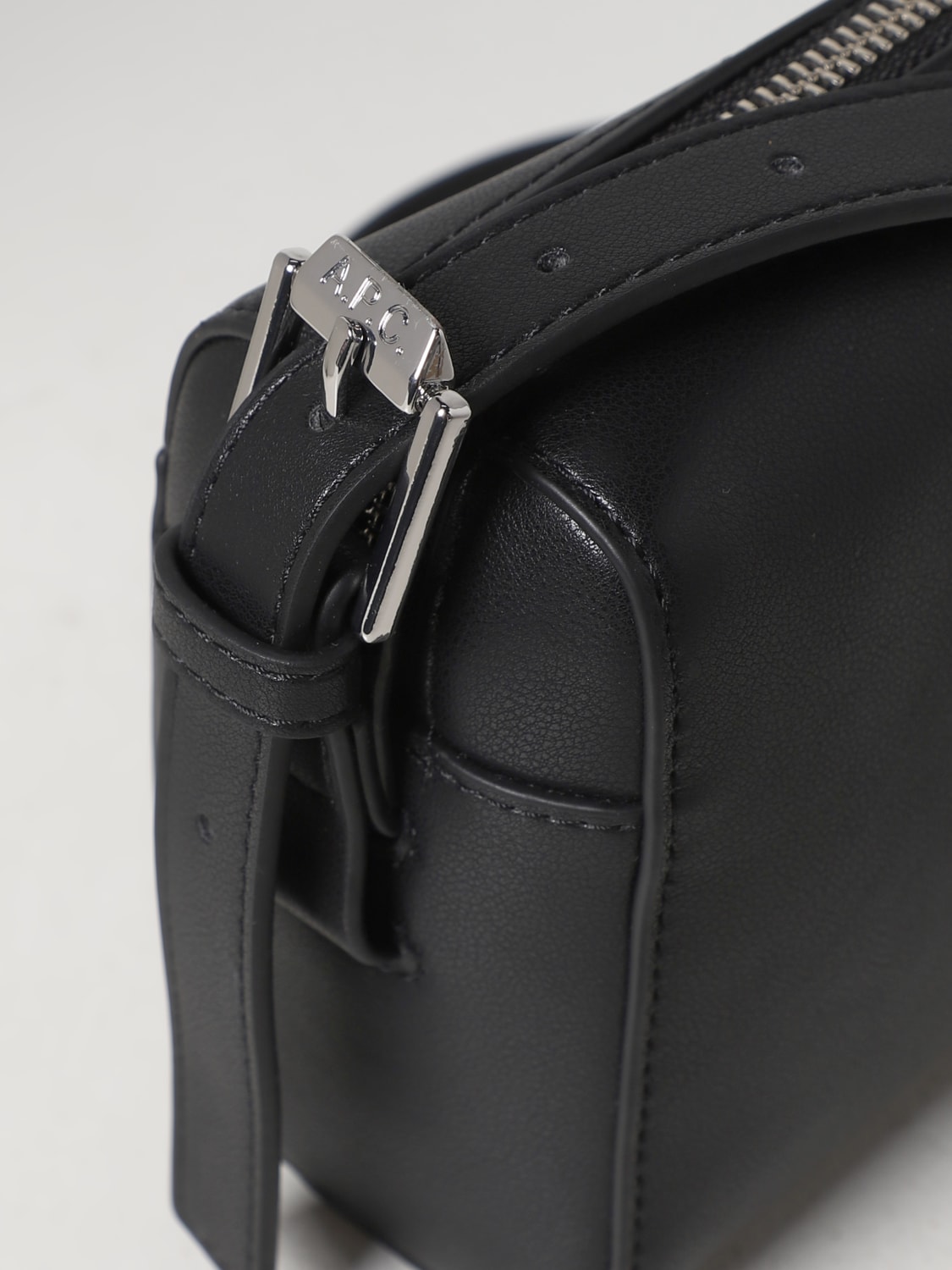 A.P.C.: shoulder bag for man - Black | A.p.c. shoulder bag PUAATH61821 ...