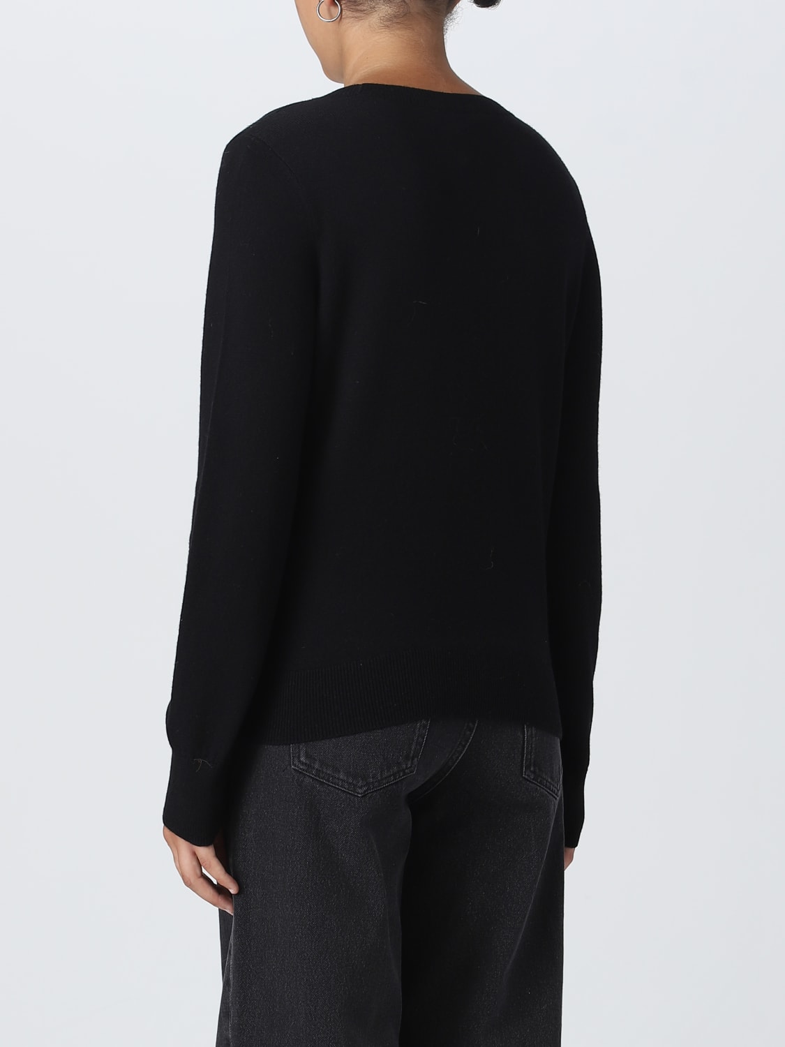 A.P.C.: sweater for woman - Black | A.p.c. sweater WVBBYF23228 online ...