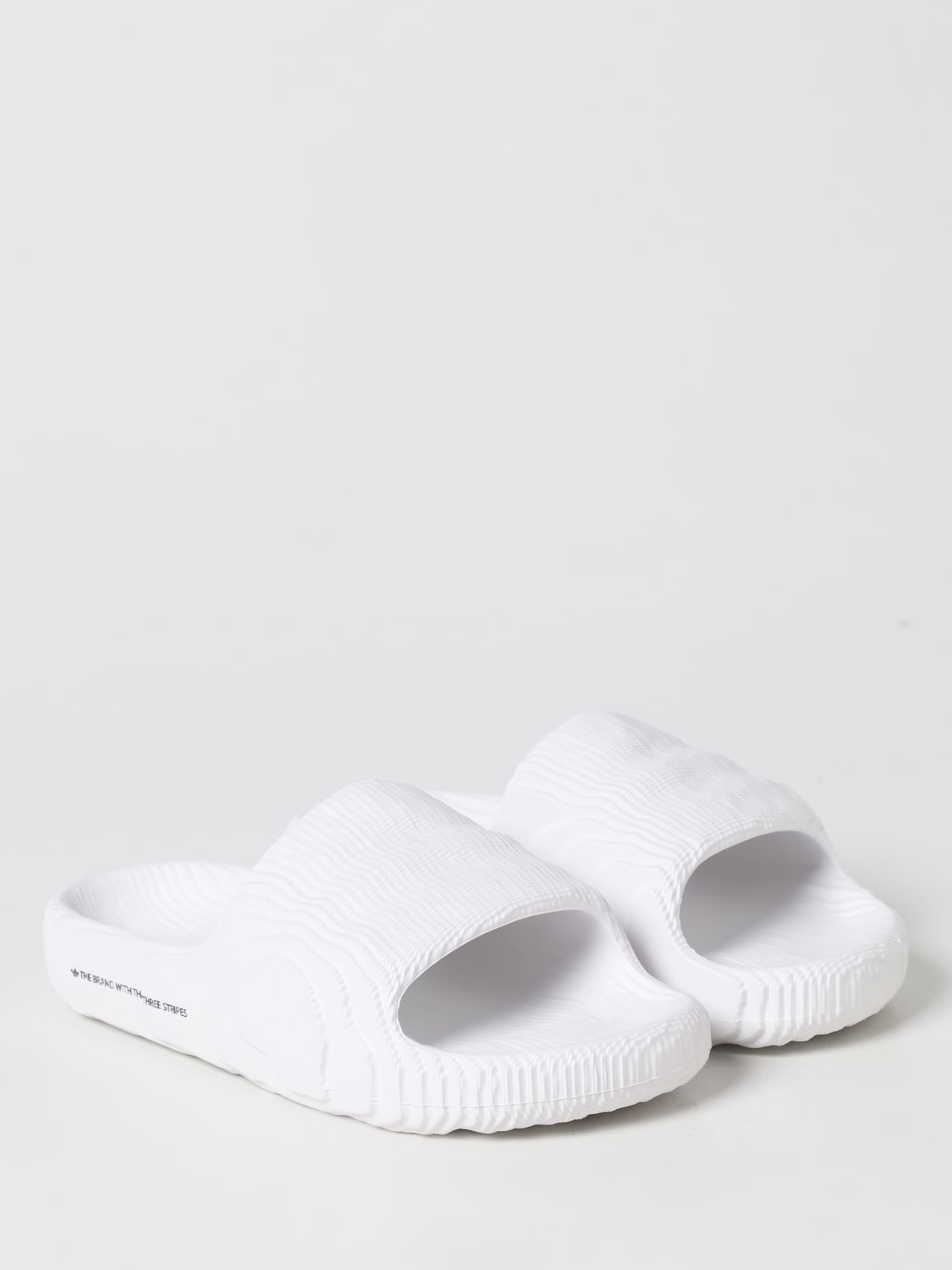 ADIDAS ORIGINALS: flat sandals for woman - White | Adidas Originals ...