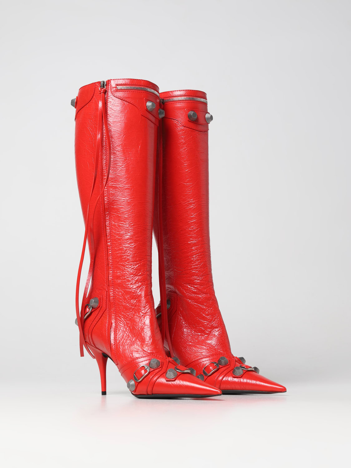 Balenciaga Boots in Red