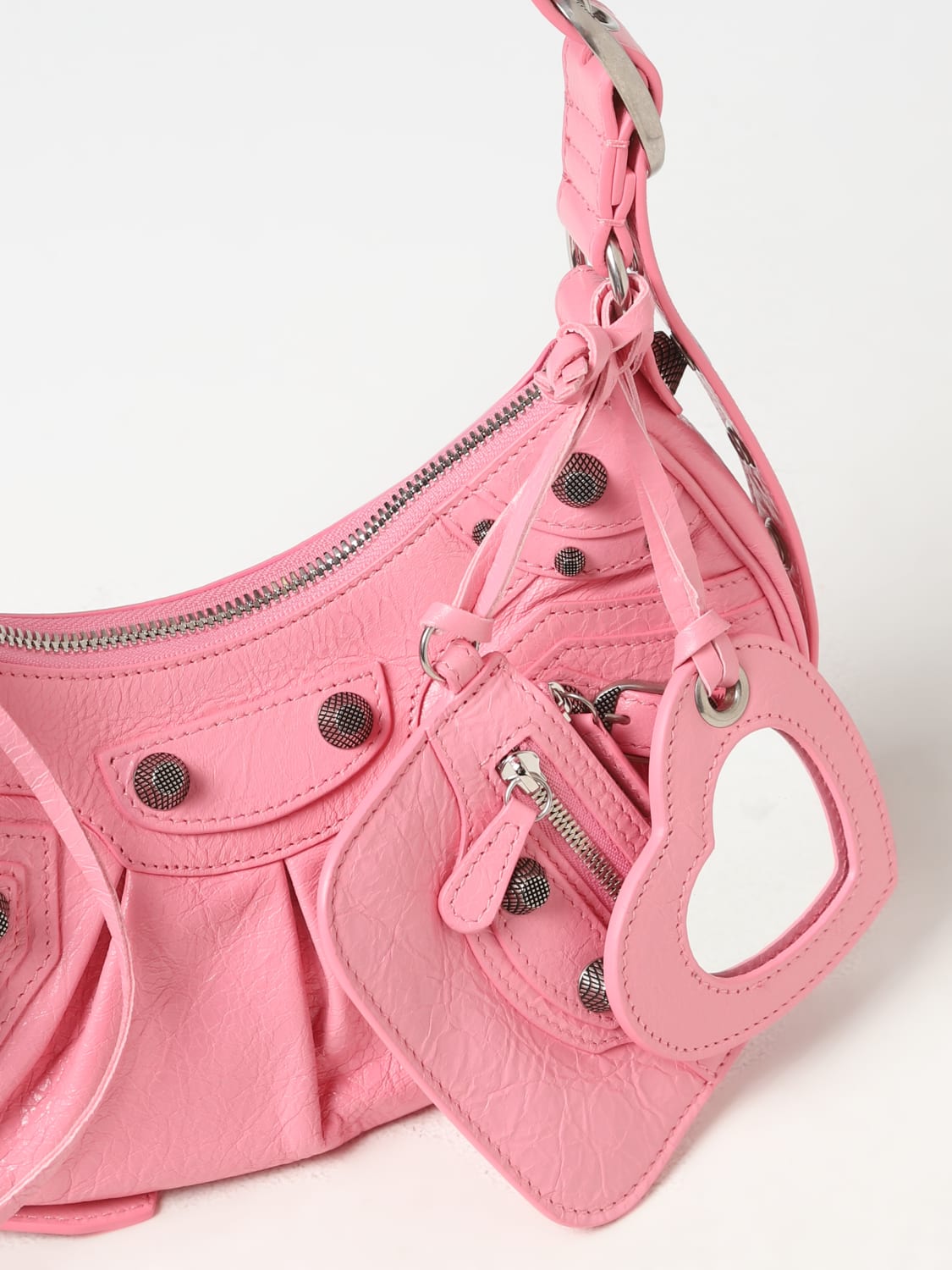 Balenciaga - Women's Le Cagole Xs Shoulder Bag - Pink - Leather