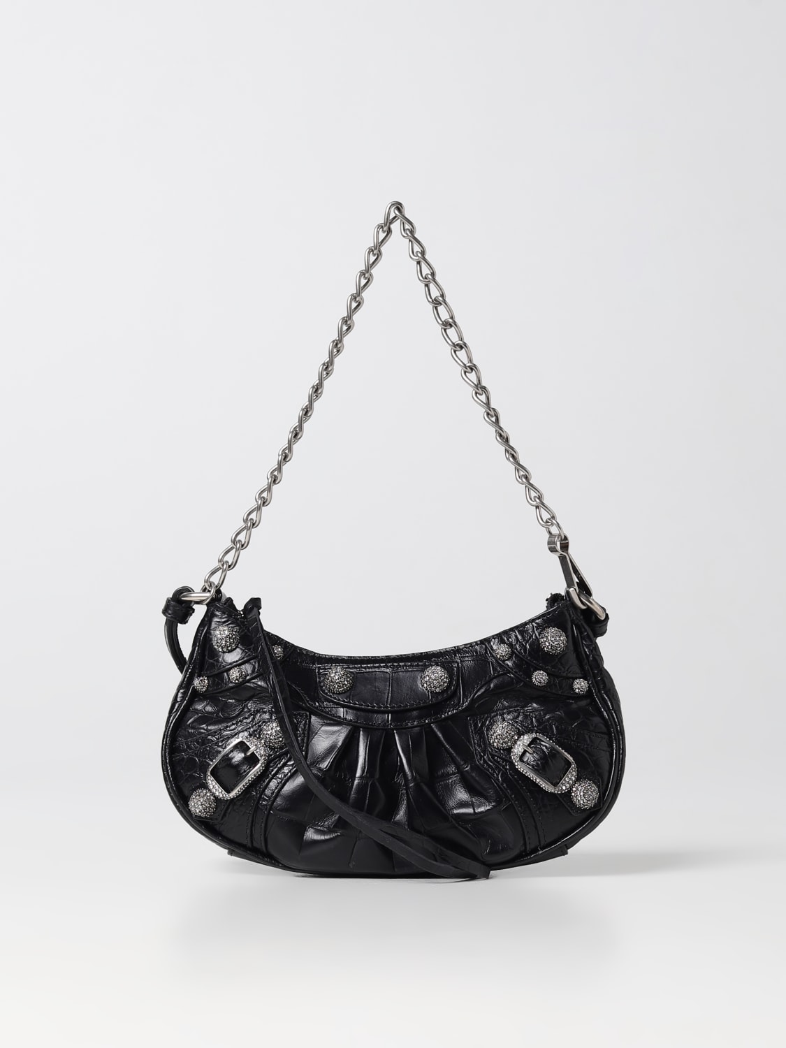 BALENCIAGA: mini bag for women - Black | Balenciaga mini bag ...
