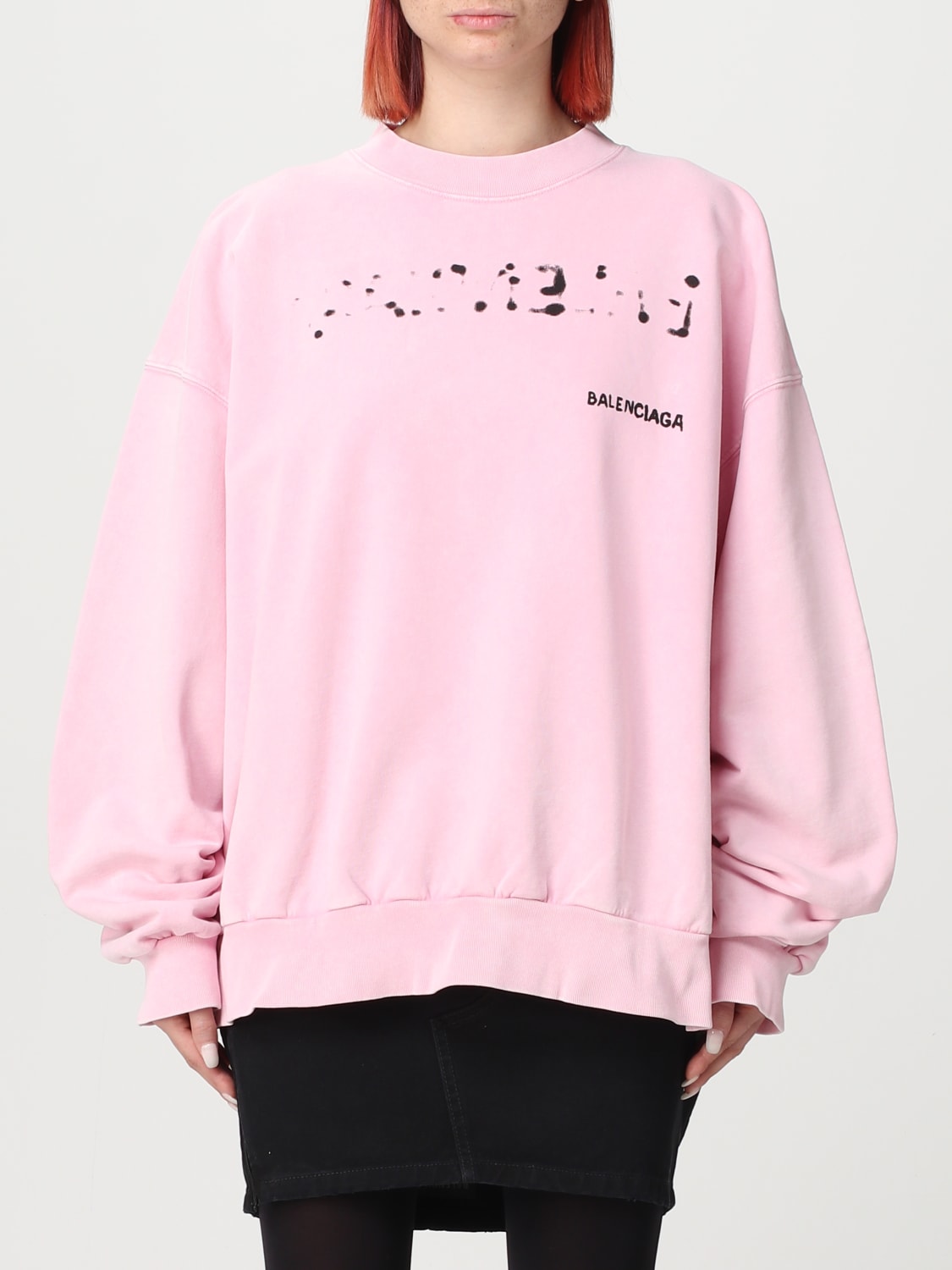 pålægge Nervesammenbrud Sparsommelig BALENCIAGA: sweatshirt for women - Pink | Balenciaga sweatshirt 697869TOVO6  online at GIGLIO.COM