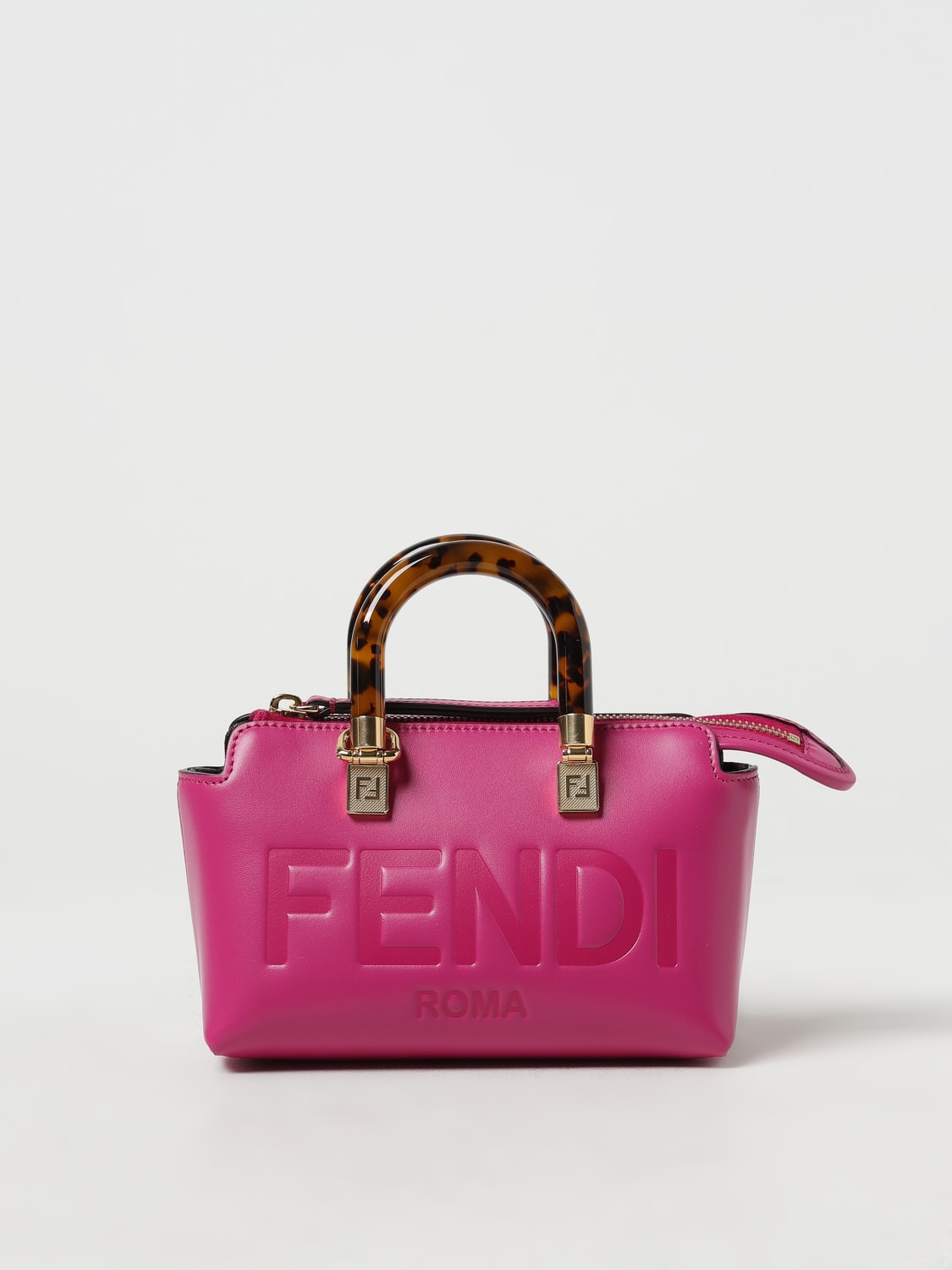 FENDI: mini bag for woman - Dove Grey  Fendi mini bag 8BS067ABVL online at