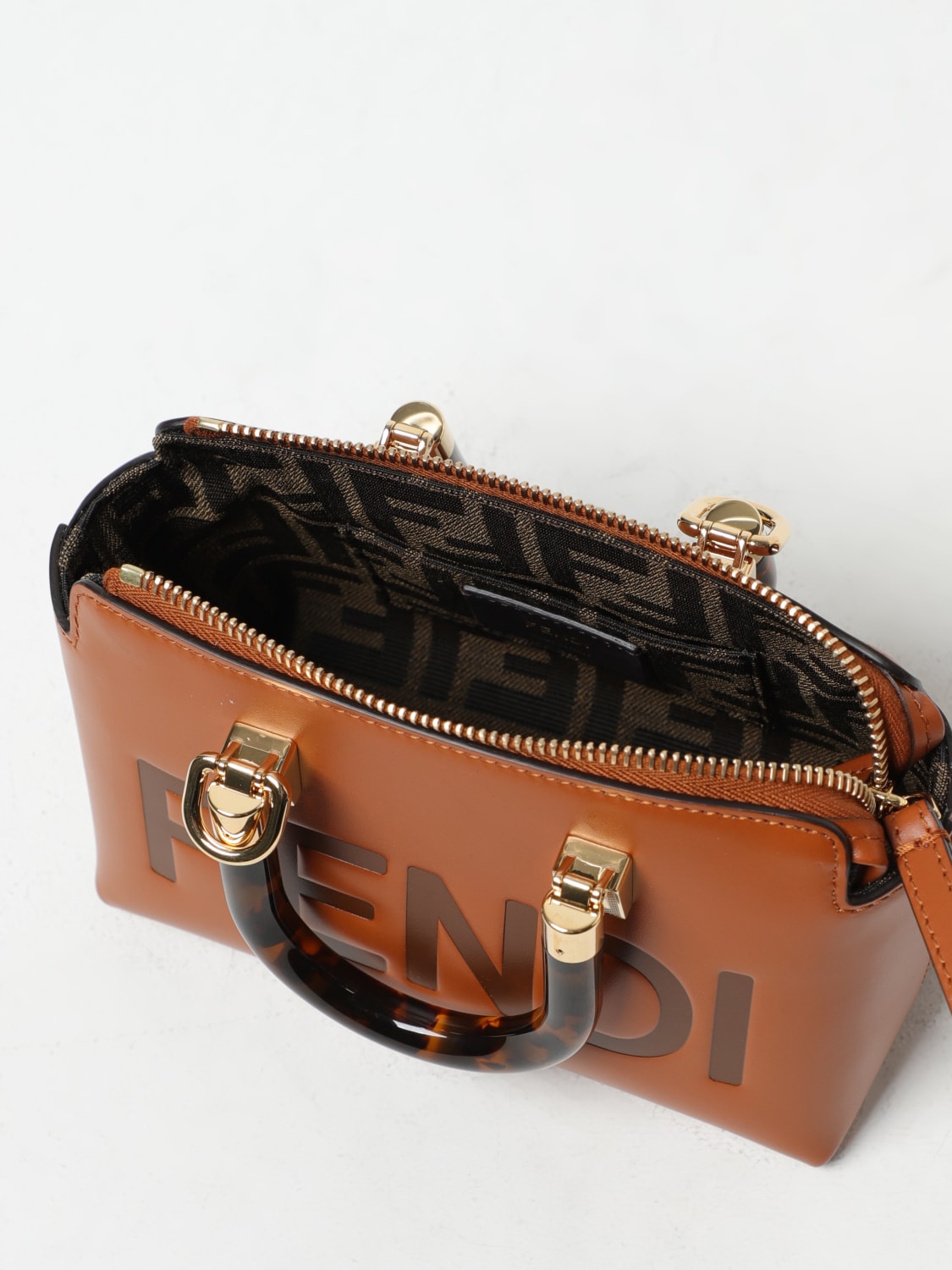 FENDI: By The Way bag in leather - Leather