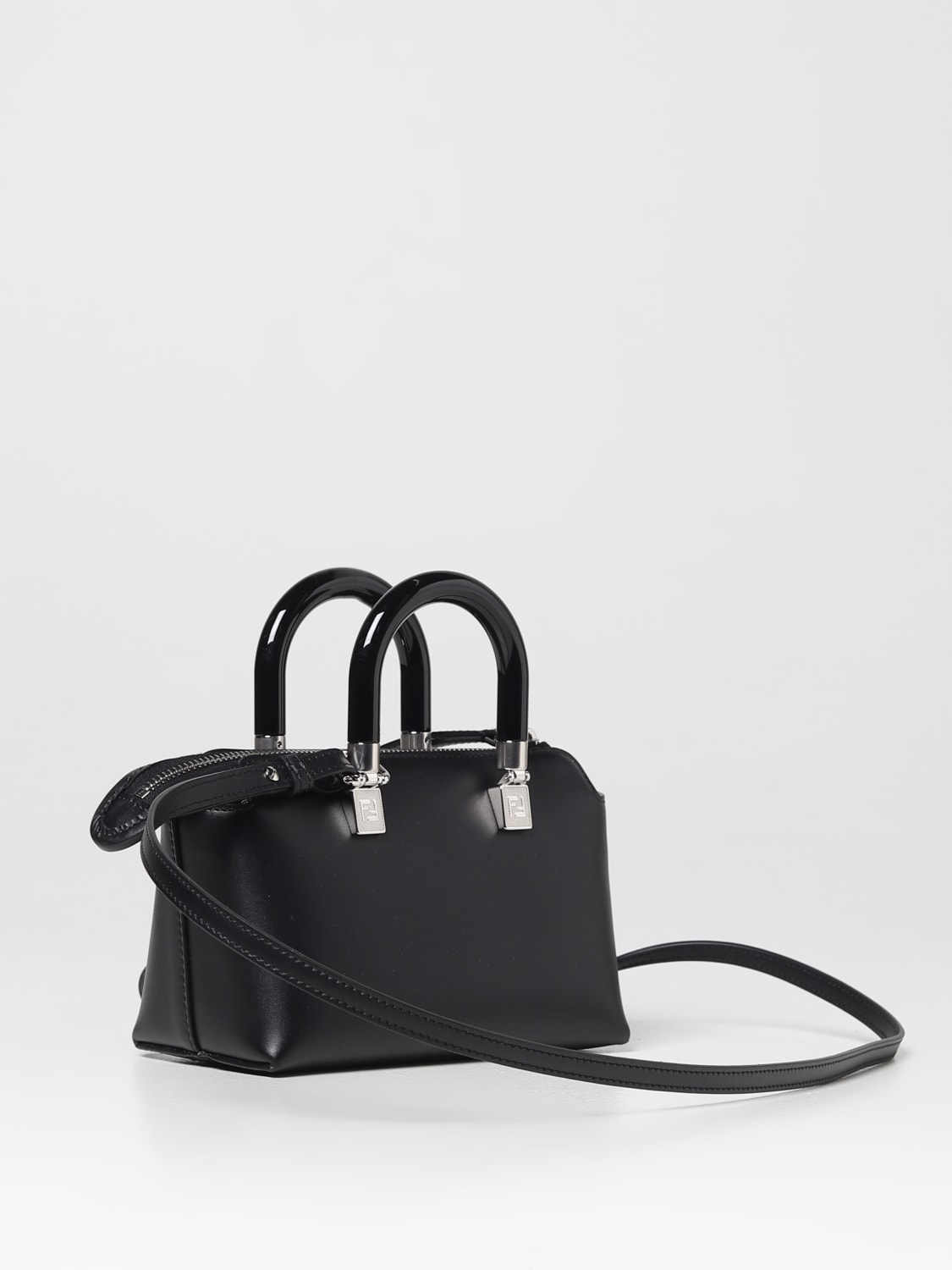 FENDI: mini bag for woman - Dove Grey  Fendi mini bag 8BS067ABVL online at