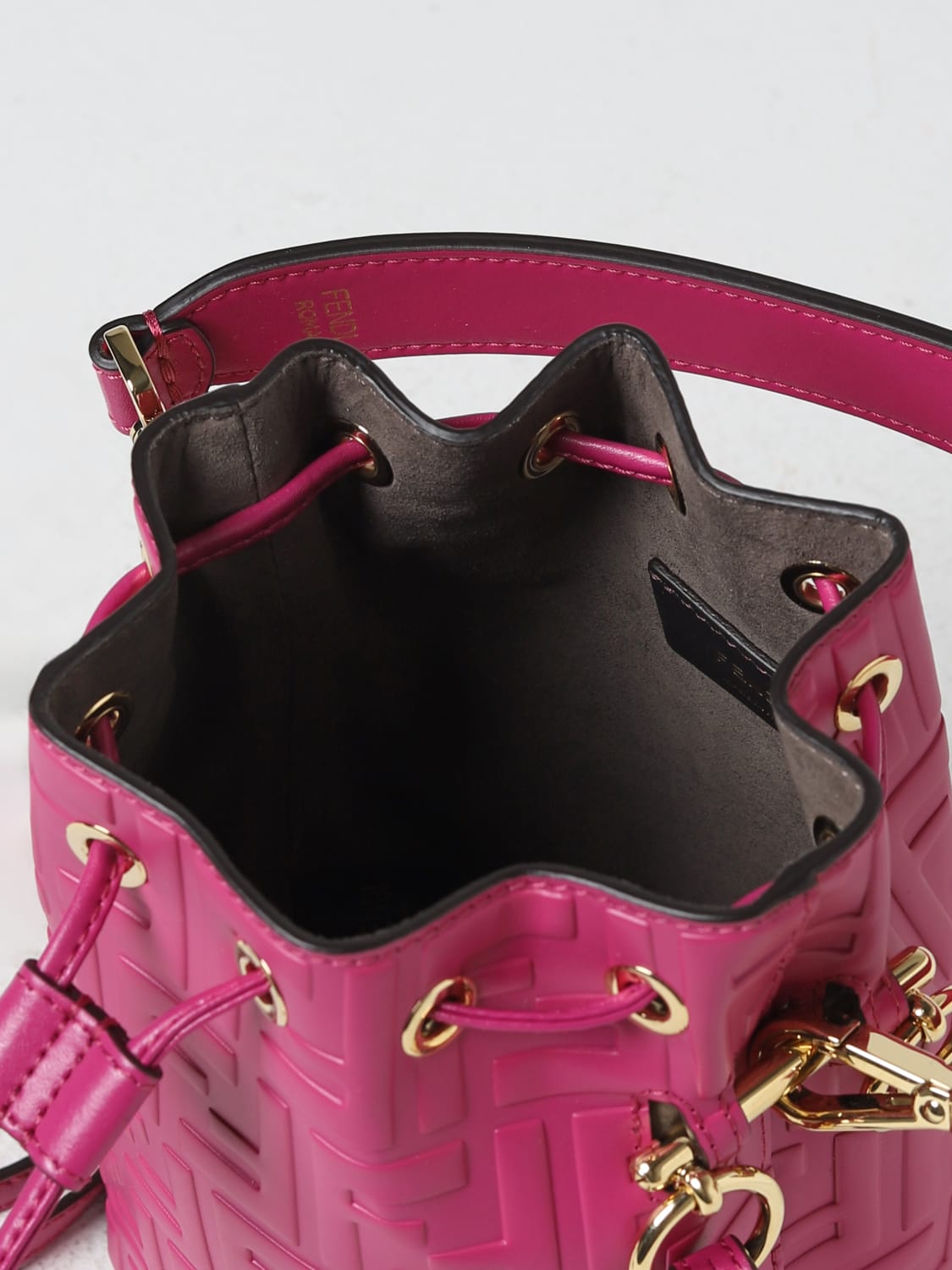 Fendi Pre-owned Mini Mon Tresor Bucket Bag - Purple
