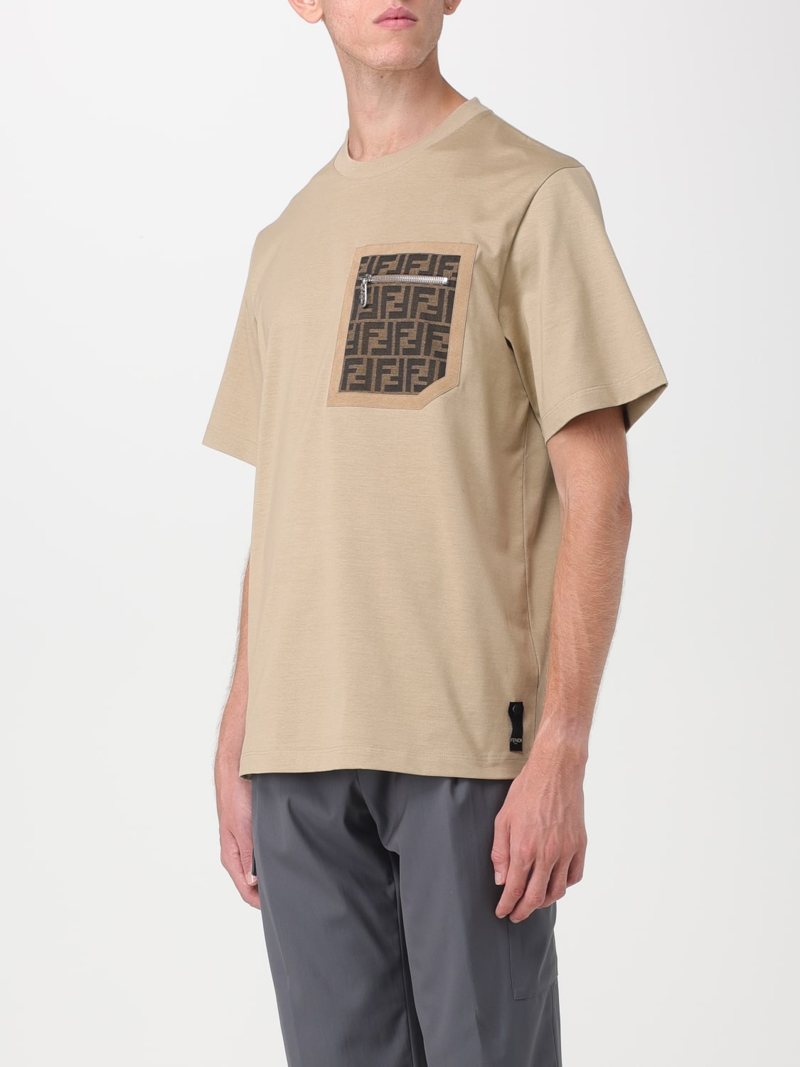FENDI：Tシャツ メンズ   ベージュ   GIGLIO.COMオンラインのFendi T