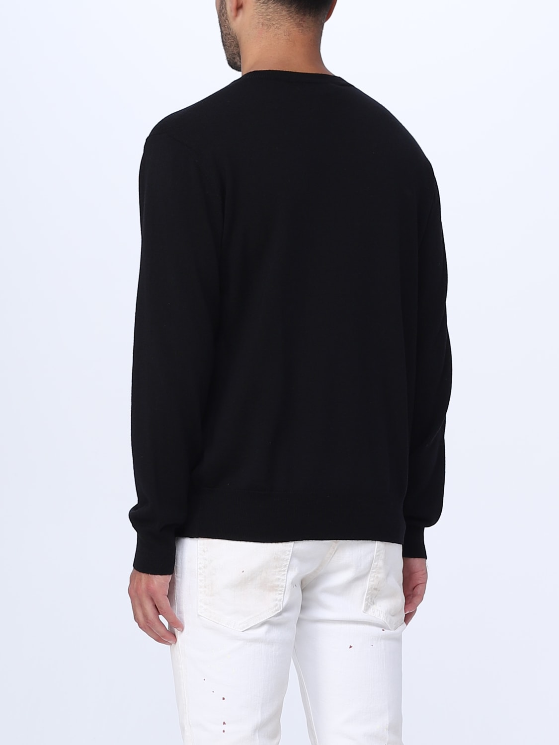 DSQUARED2: sweater for man - Black | Dsquared2 sweater S74HA1371S18332 ...