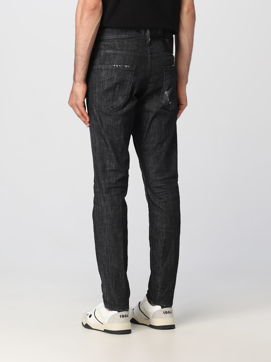 DSQUARED2: jeans for man - Black | Dsquared2 jeans S74LB1228S30357 ...