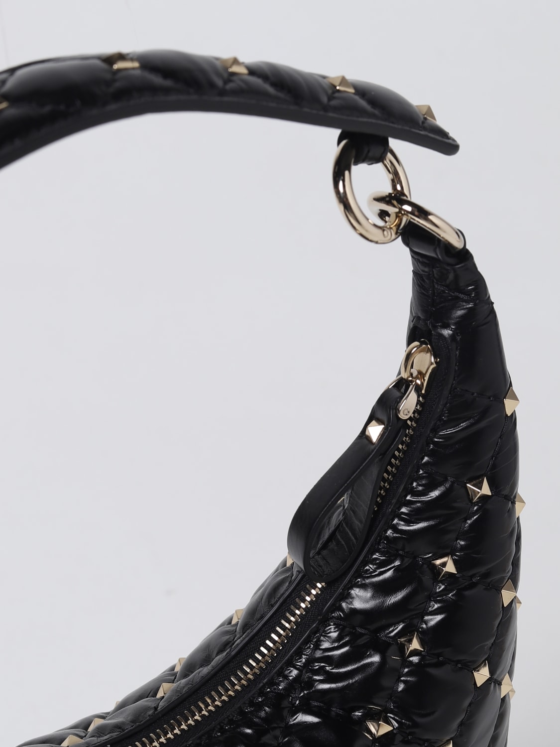 Valentino Garavani Rockstud Small Hobo Bag